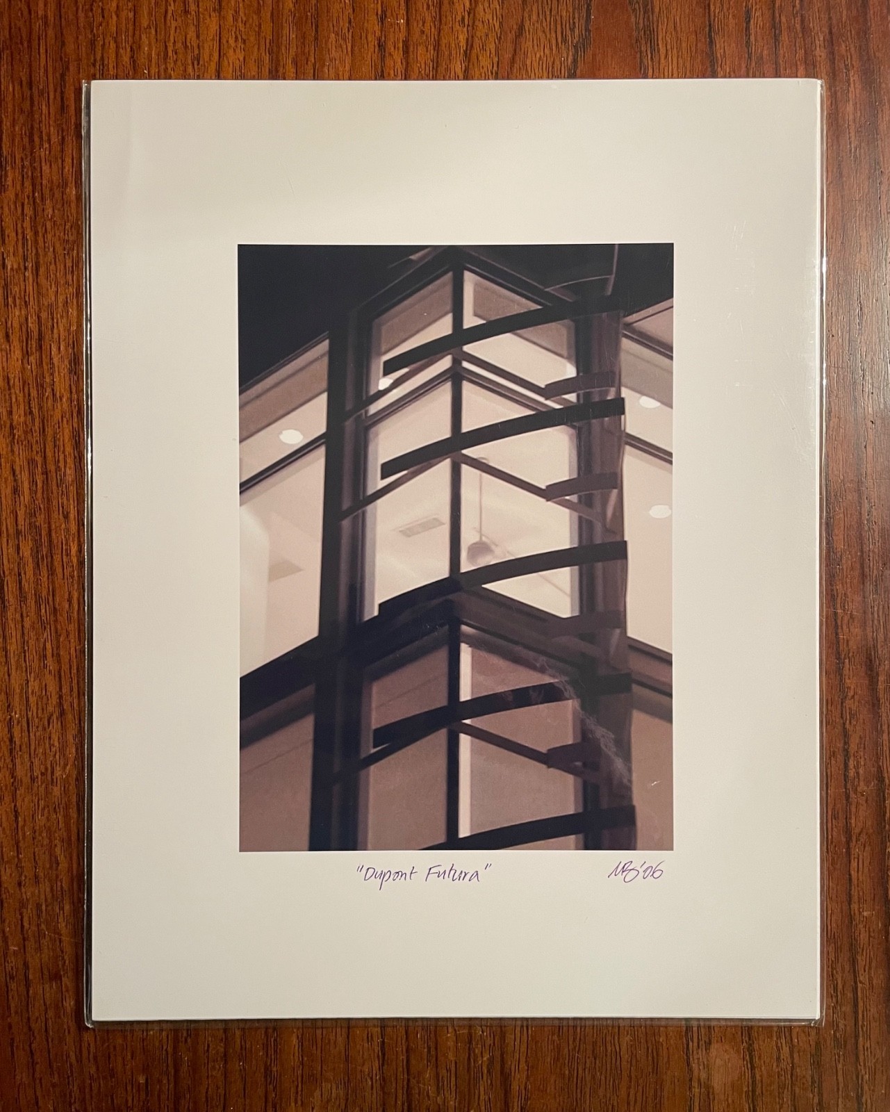 Original photographic print “Dupont Futura” by Michael Blumenstock
