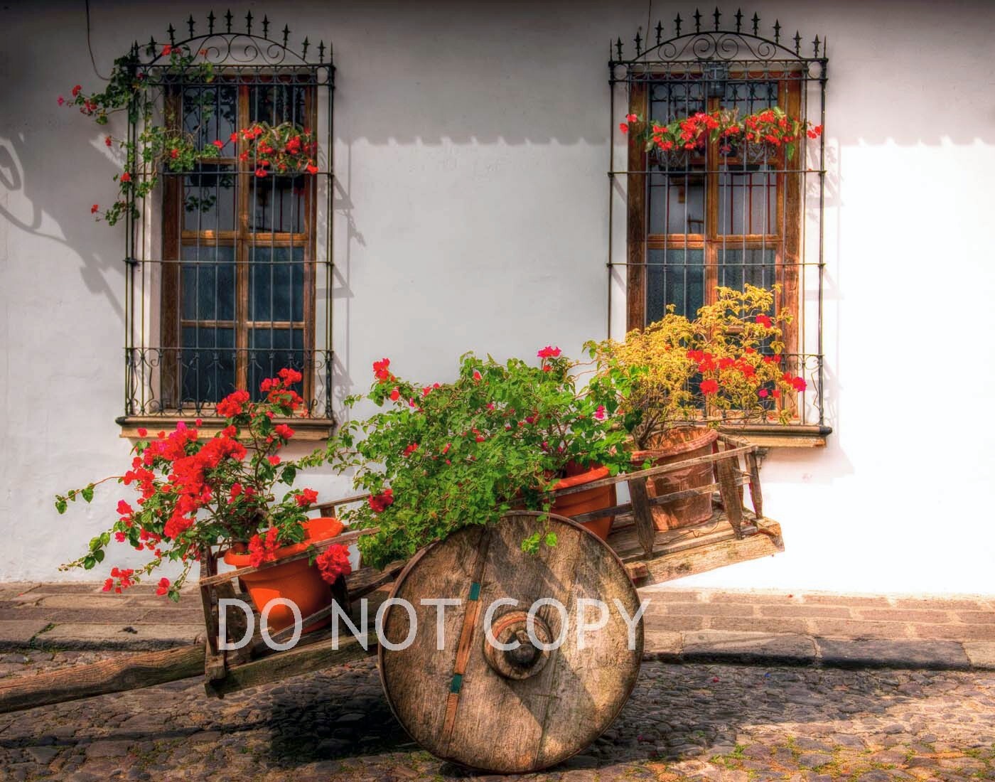 11X14 ART PHOTO, DOWNTOWN ANTIGUA GUATEMALA, GUATEMALAN, FINE ART