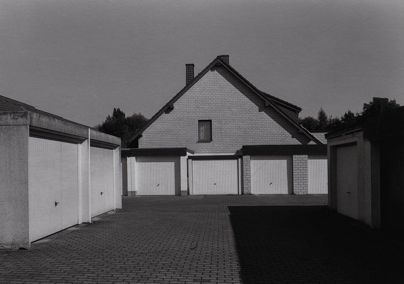 Desert, Cologne. Garage Yard. [2004-2005]. Signed Original Photograph, Black and White