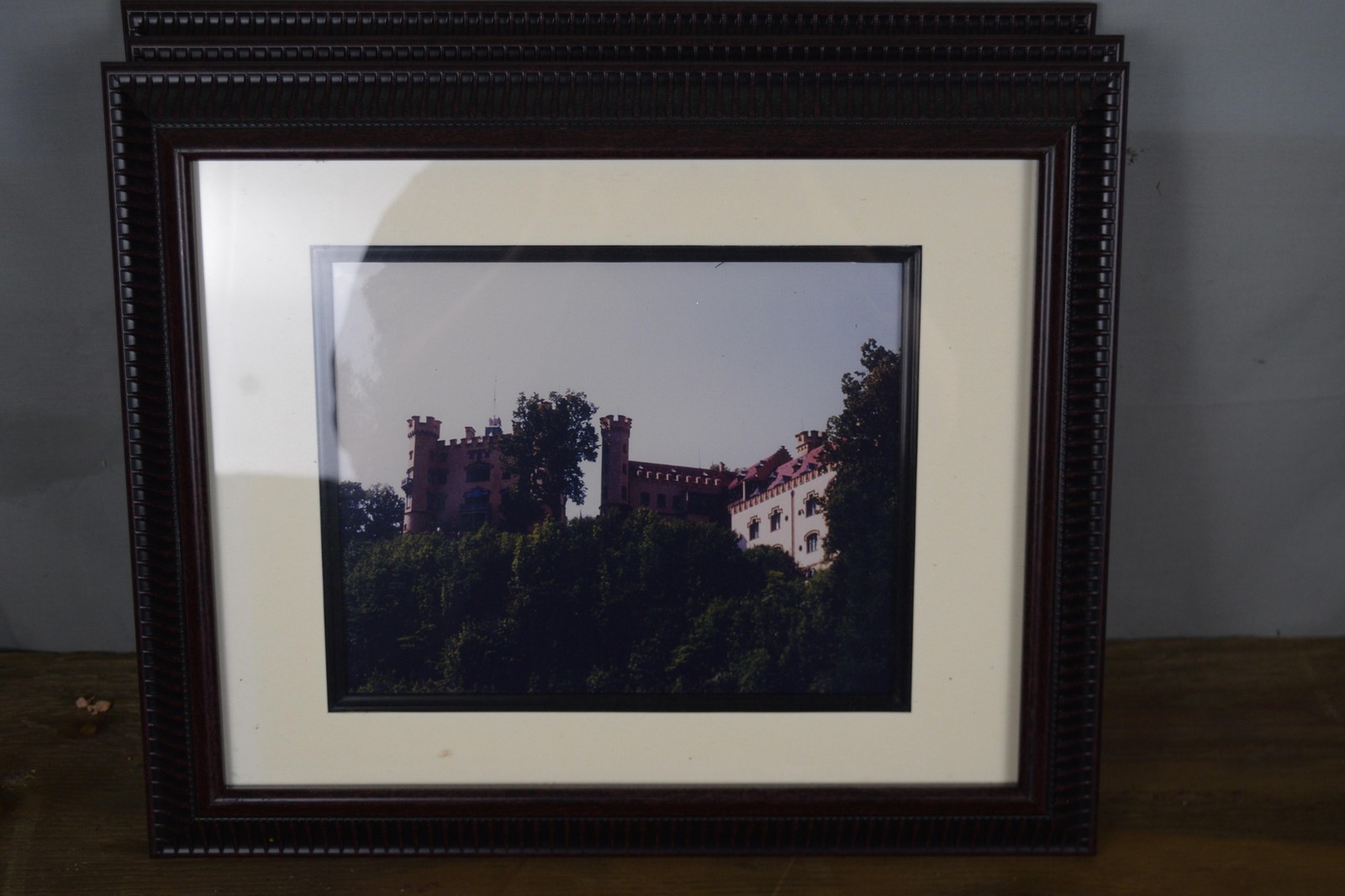 Framed Castle Photograph Matted Color Landscape Print Wall Art Architecture