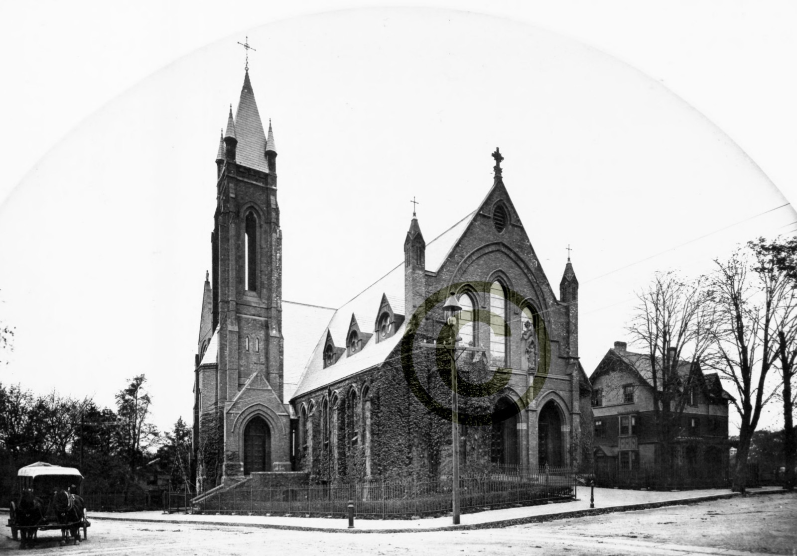 Boston, MA Catholic churches ” ST. MARY’s CHURCH OF THE ASSUMPTION ” © 1892 Repr