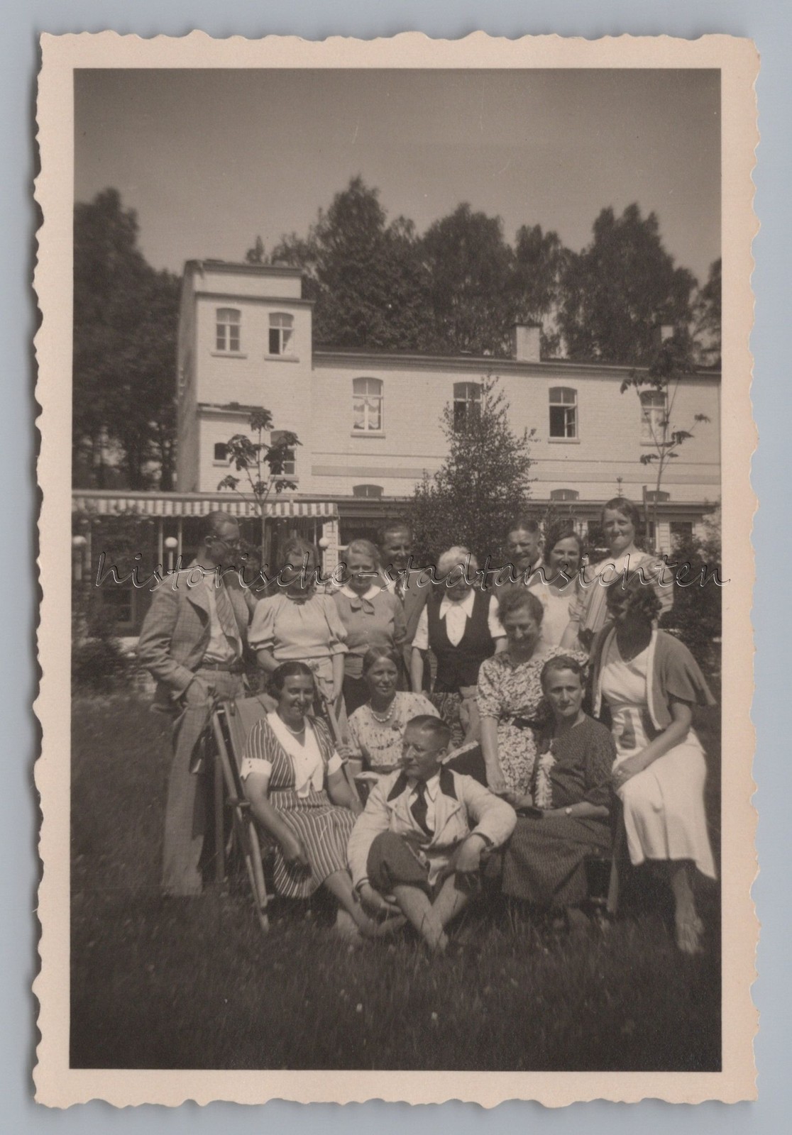 Mühlhausen Bad Elster – Pension Waldesrauschen Holiday Guests – Old Photo 1930s