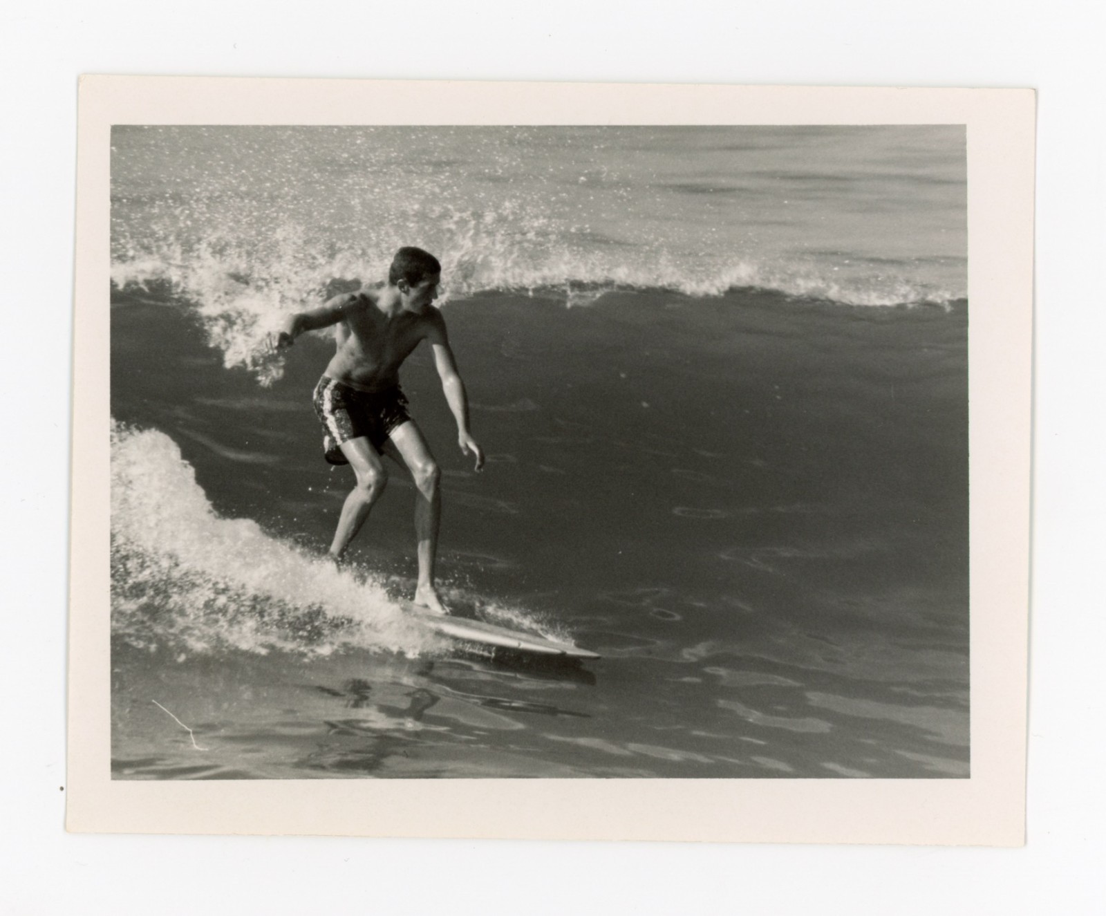 California Surfing Snapshot Photo 1960 Waves Ocean Water SoCal Surfer