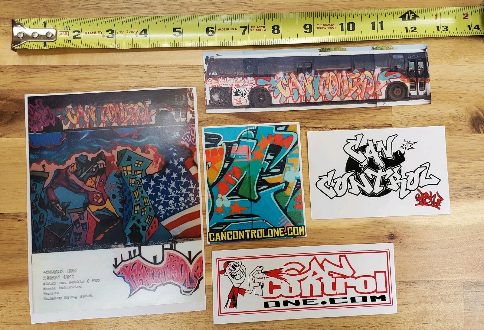 9 GRAFFITI STICKERS, SLAPS, CAN CONTROL, RISKY, TAGS, POWER FREE USA SHIPPING