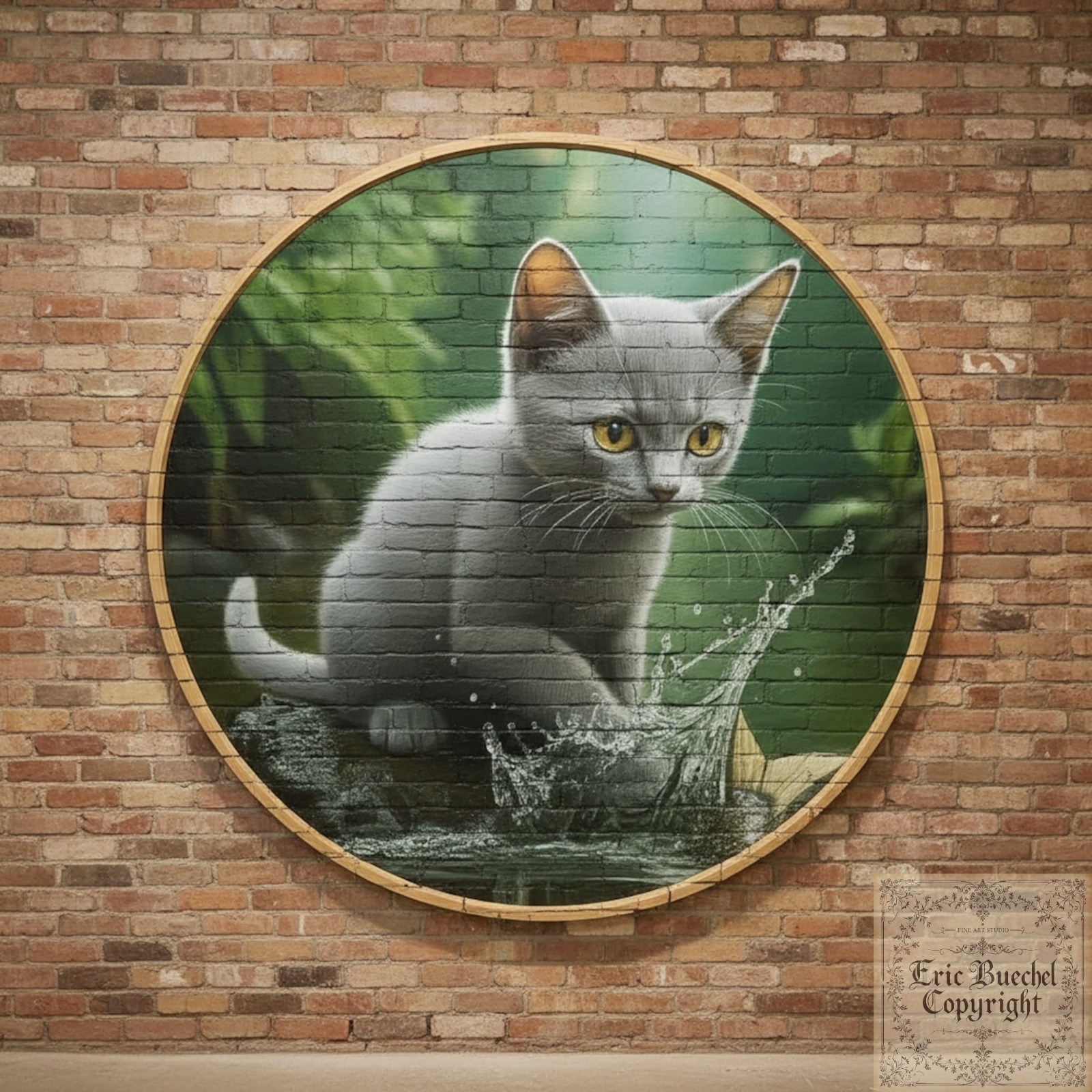 Art print from a fiction story “The Adventures of Leo in the Amazon”