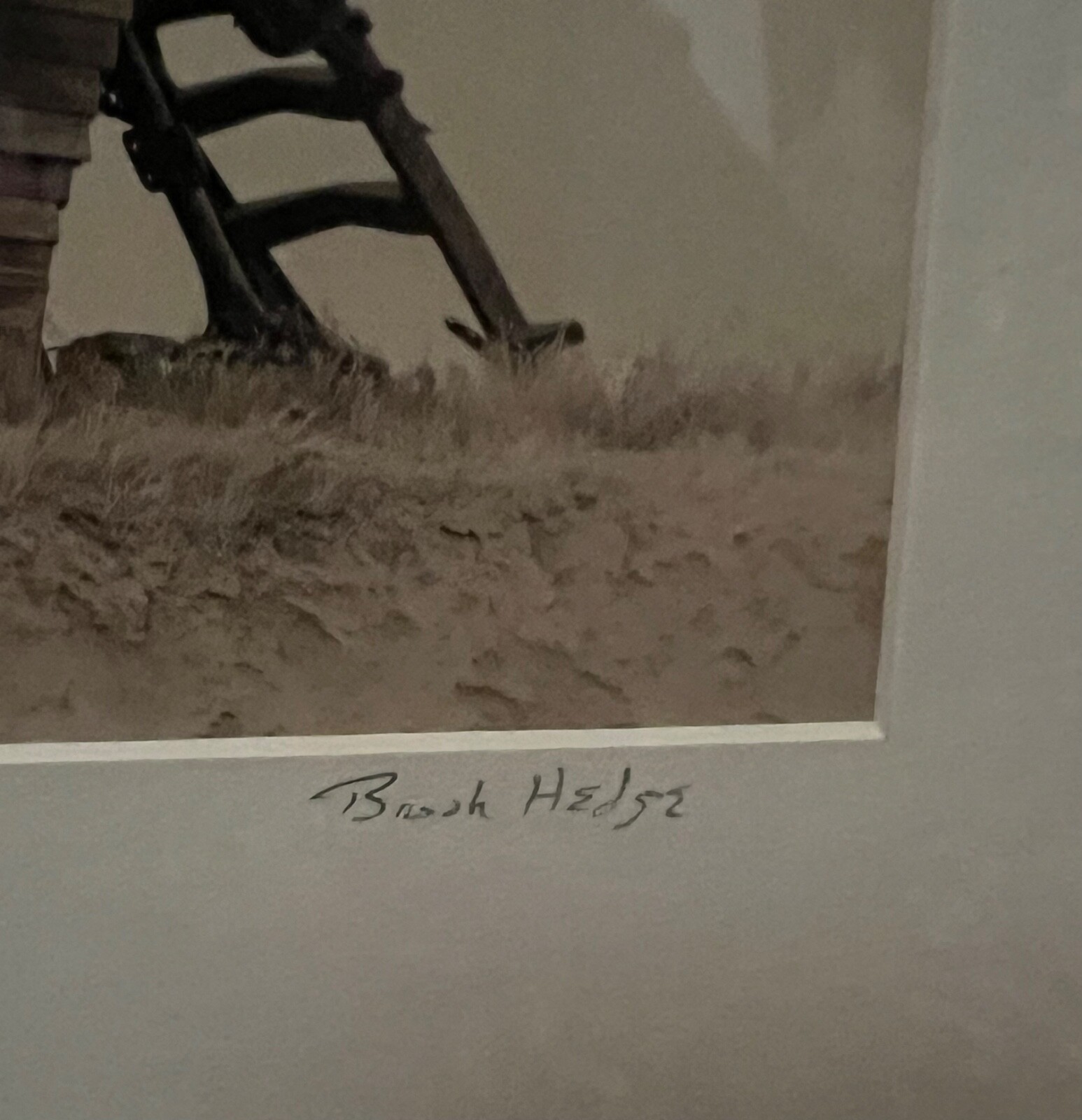 Brook Hedge Original Fine Art Photography Barn Rural America Lewes & Sandwich NH