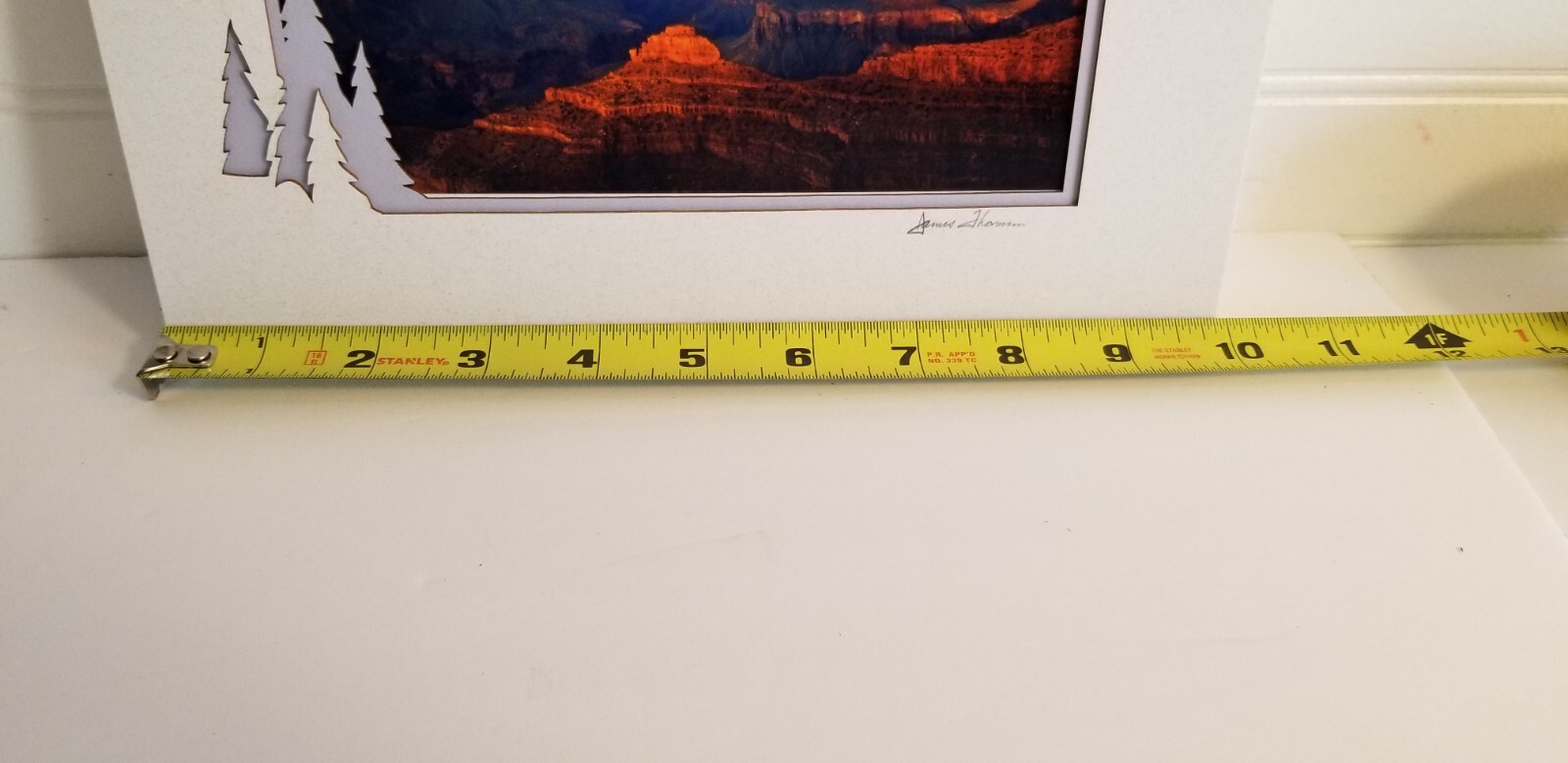 JAMES THOMSON Photography Grand Canyon Rainbow Matted & Hand Signed 5×7 Photo