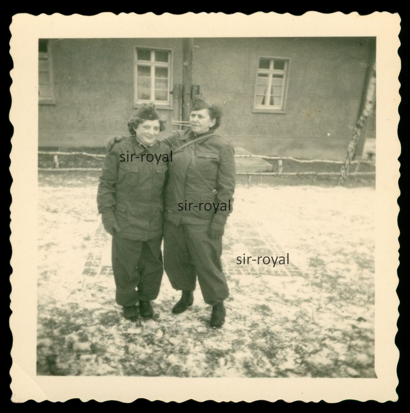Two Matrons in Uniform – Photo 6x6cm