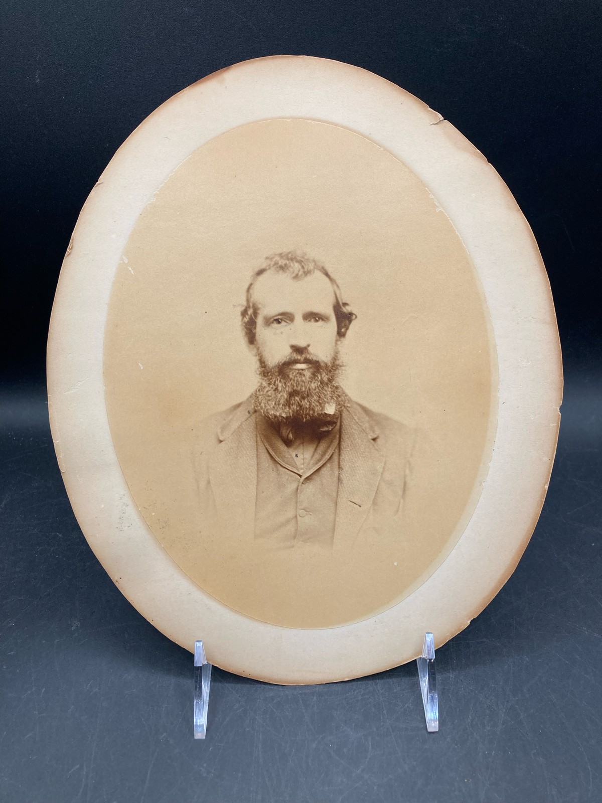 Antique Unidentified Civil War Era Carte De Visite