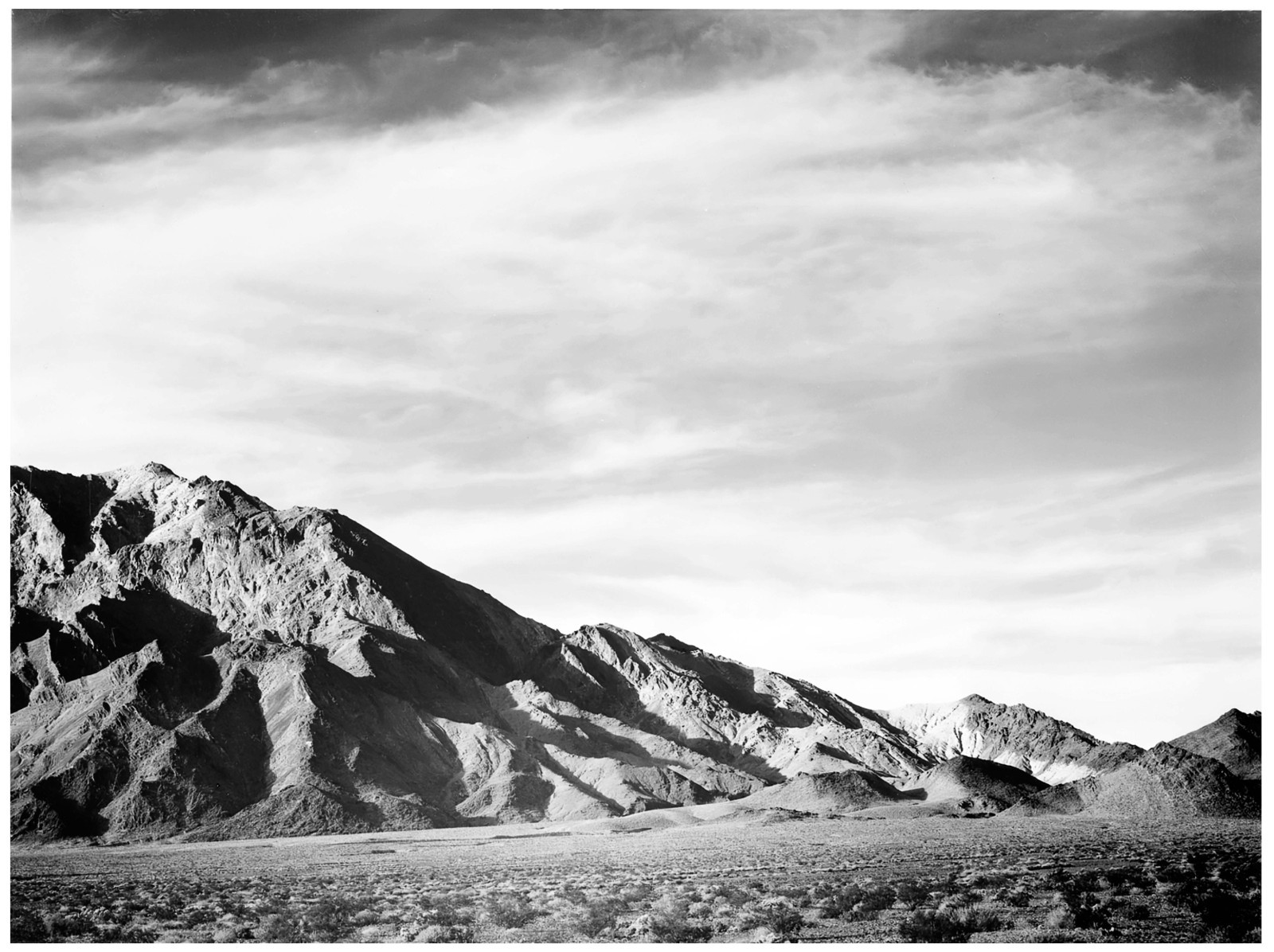Smooth B&W Landscape Near Death Valley, California Gicle Reprint – 8.5×11, 17×22