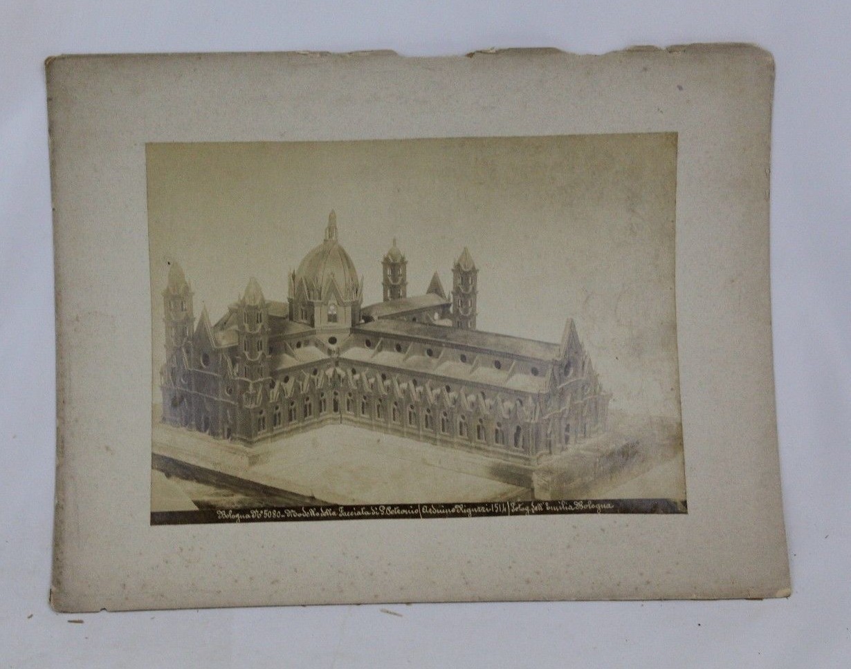 Pair of Italian Architectural Photograph Prints – Bologna Facade Model, Florence