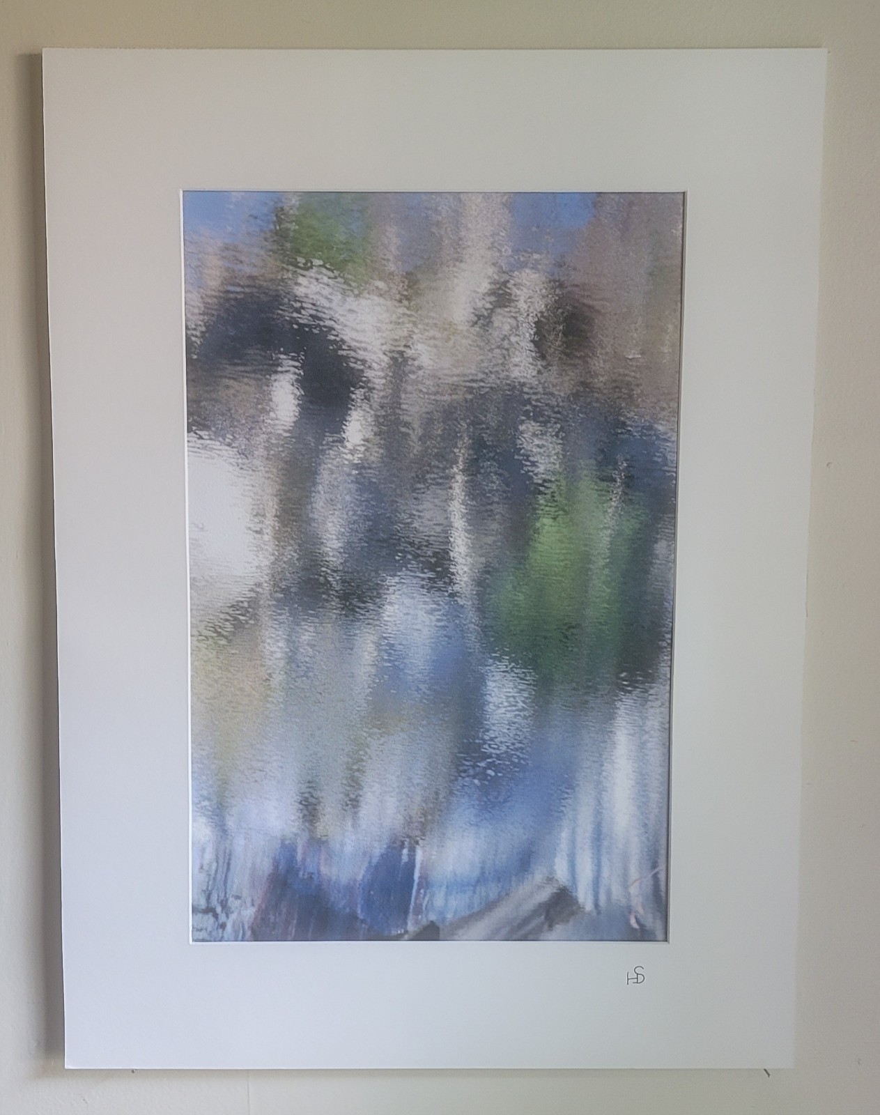 “Reflections In Becket Quarry” Fine Art Slide Print By H. David Stein 17×23