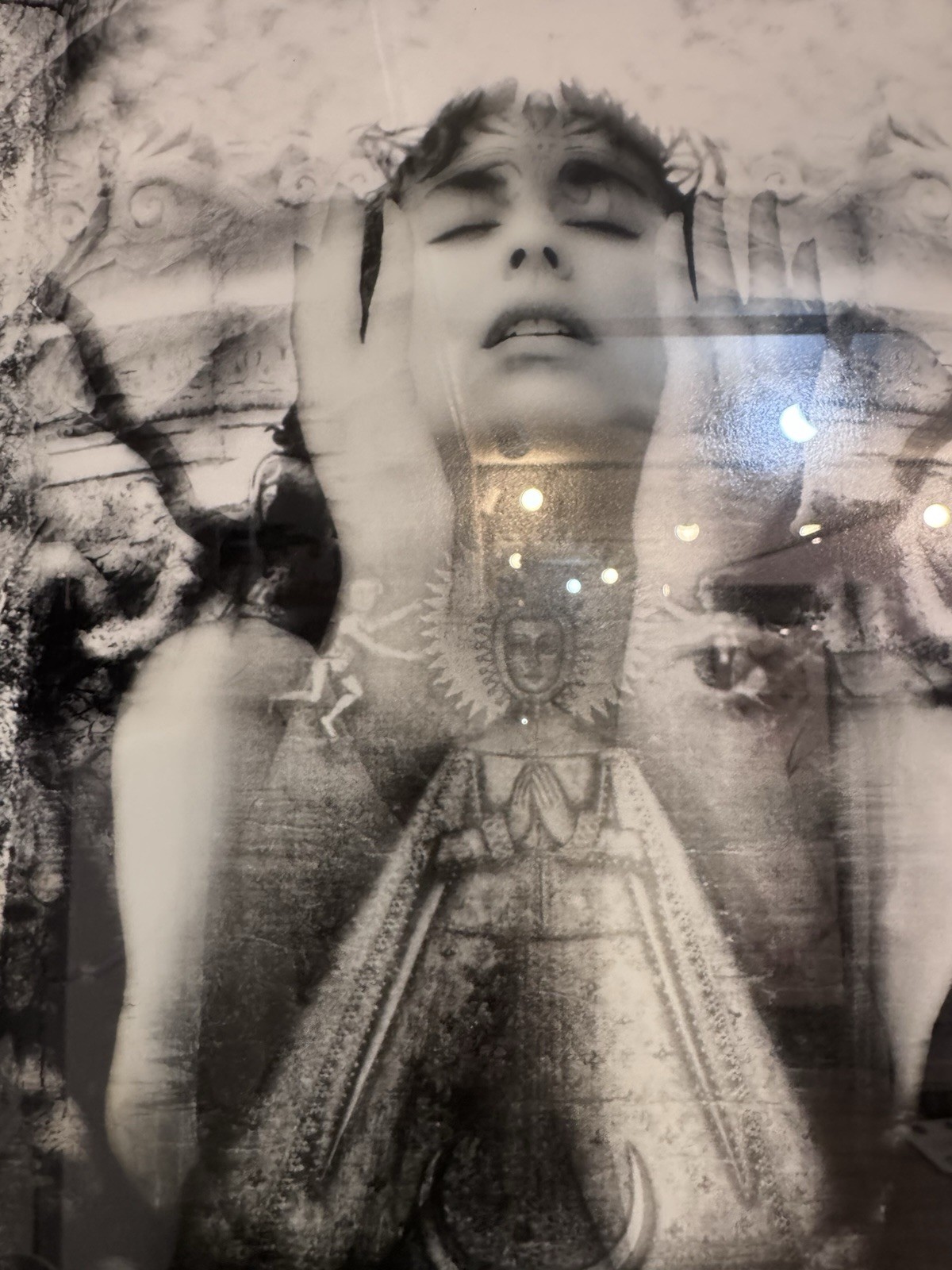 Kase Russell “In Reverence” 1998 Signed Framed Black & White Portrait Photo