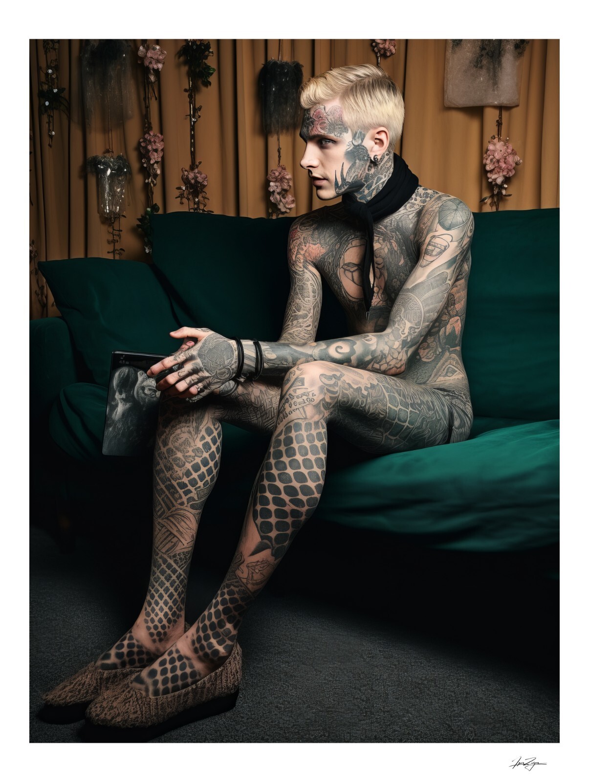 “Handsome Tattooed guy” Photograph by Igor Zeiger. Gay interest