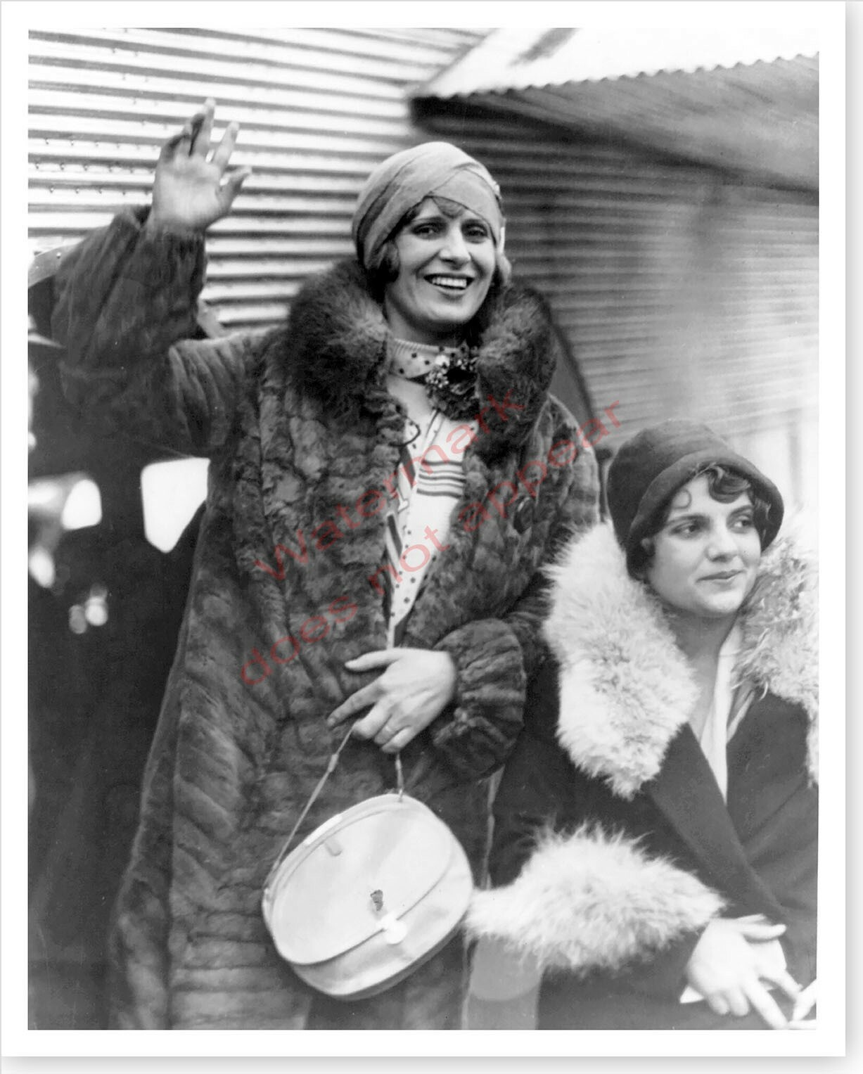 Aimee Semple McPherson With Her Daughter Roberta Silver Halide Photo
