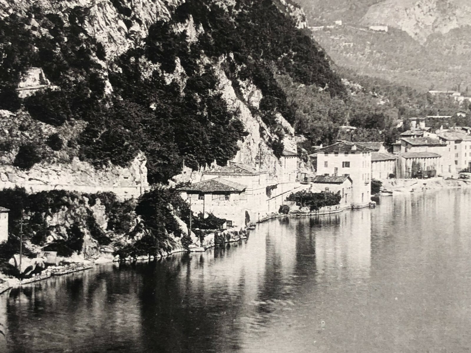 27x21cm large album photo around 1890 Riva on Lake Garda in Italy photo