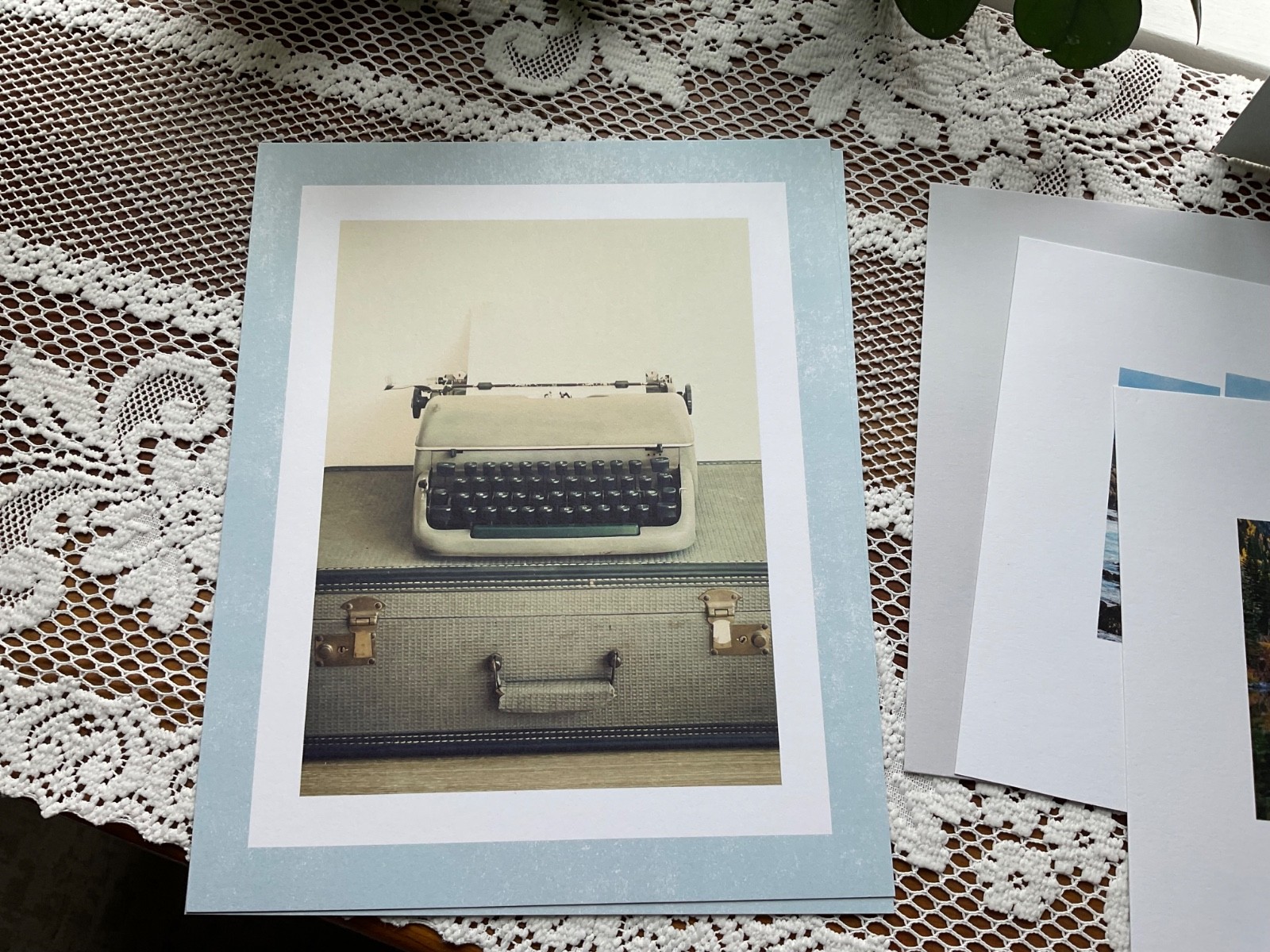 Art Photos on Card Stock. 8×10 ready to frame. Lot of 8 pieces, various themes.