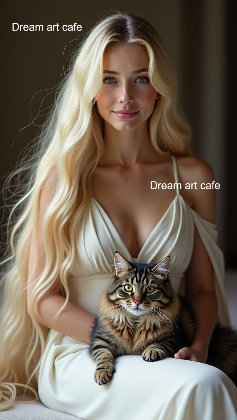Photo Digital Product Collage ai Image Picture Background nice girl Rapunzel