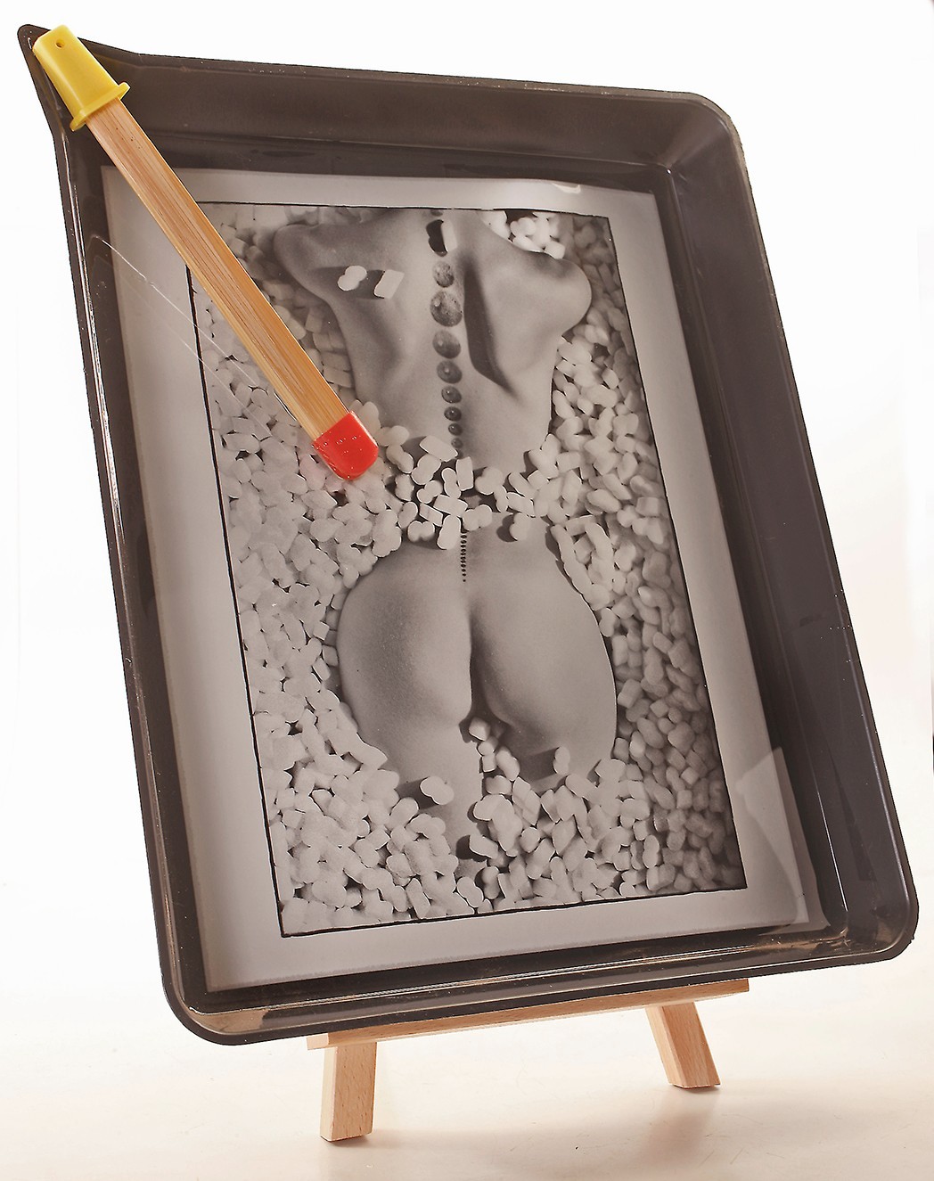 TATOO 2006 DARKROOM SCULPTURE by GUY LE BAUBE