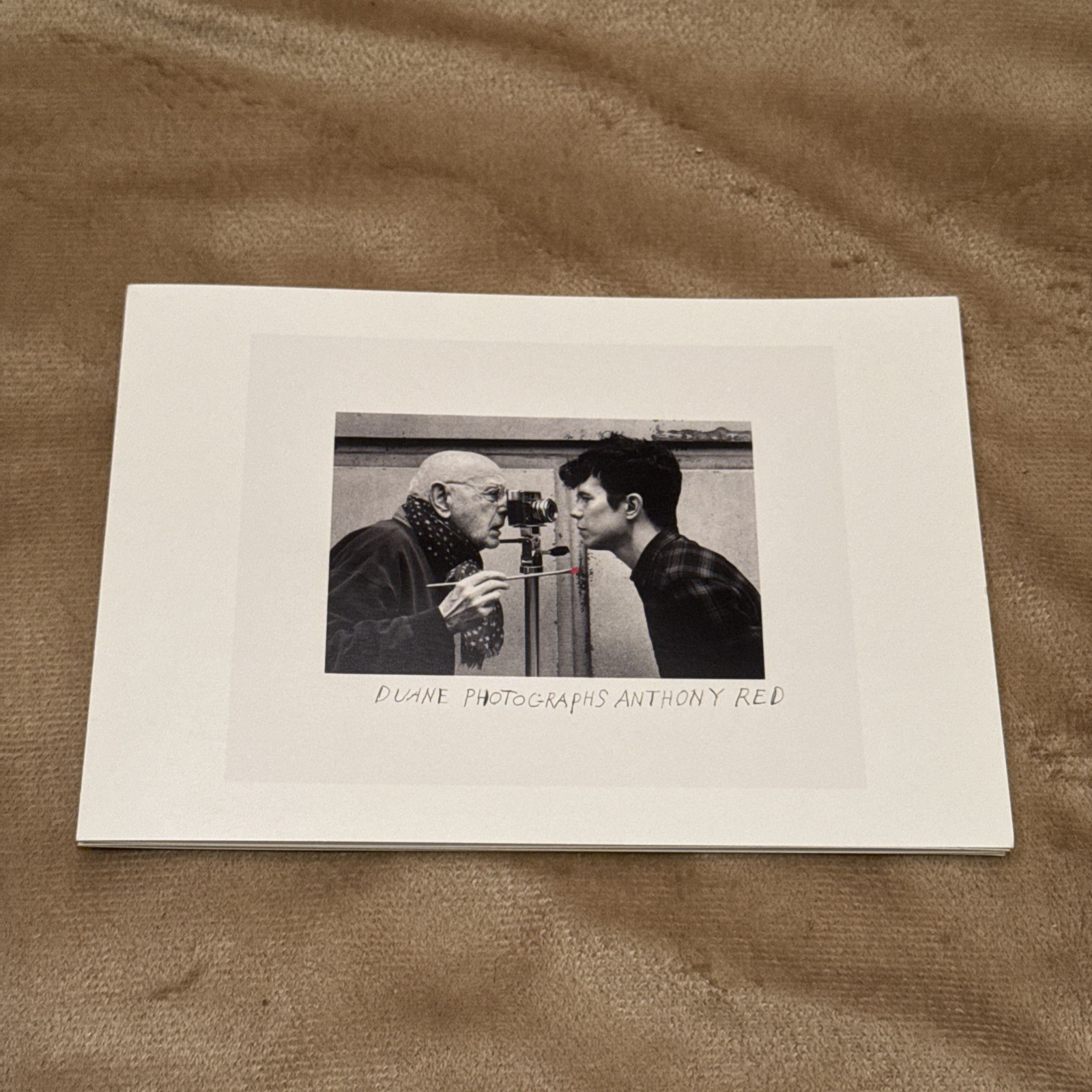 Rare 2015 Duane Michals Photographs Anthony Red Art 5 1/4in X 7 3/4X 30in
