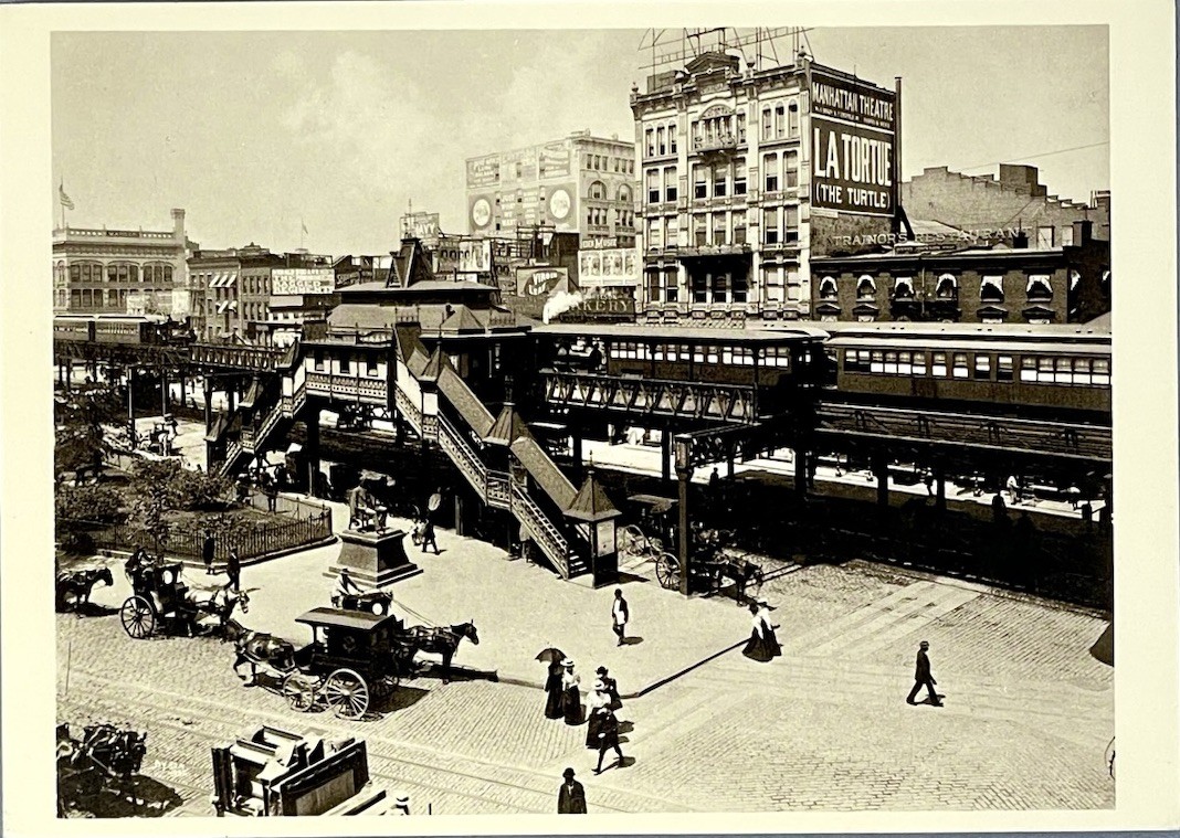 Greeley Square NYC 1896 Art Print Card Photo By Byron 4”x6” Fotofolio Herald Sq