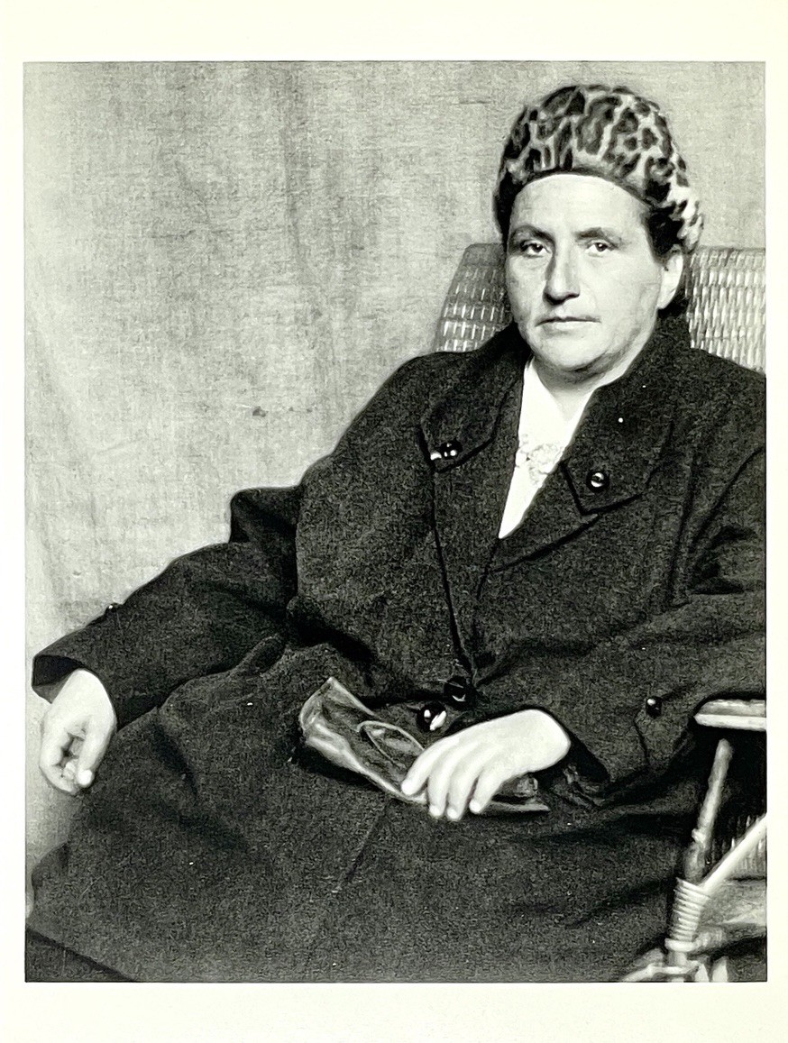 GERTRUDE STEIN 1926 Photo By MAN RAY Fotofolio Art Print Card Vintage 1997