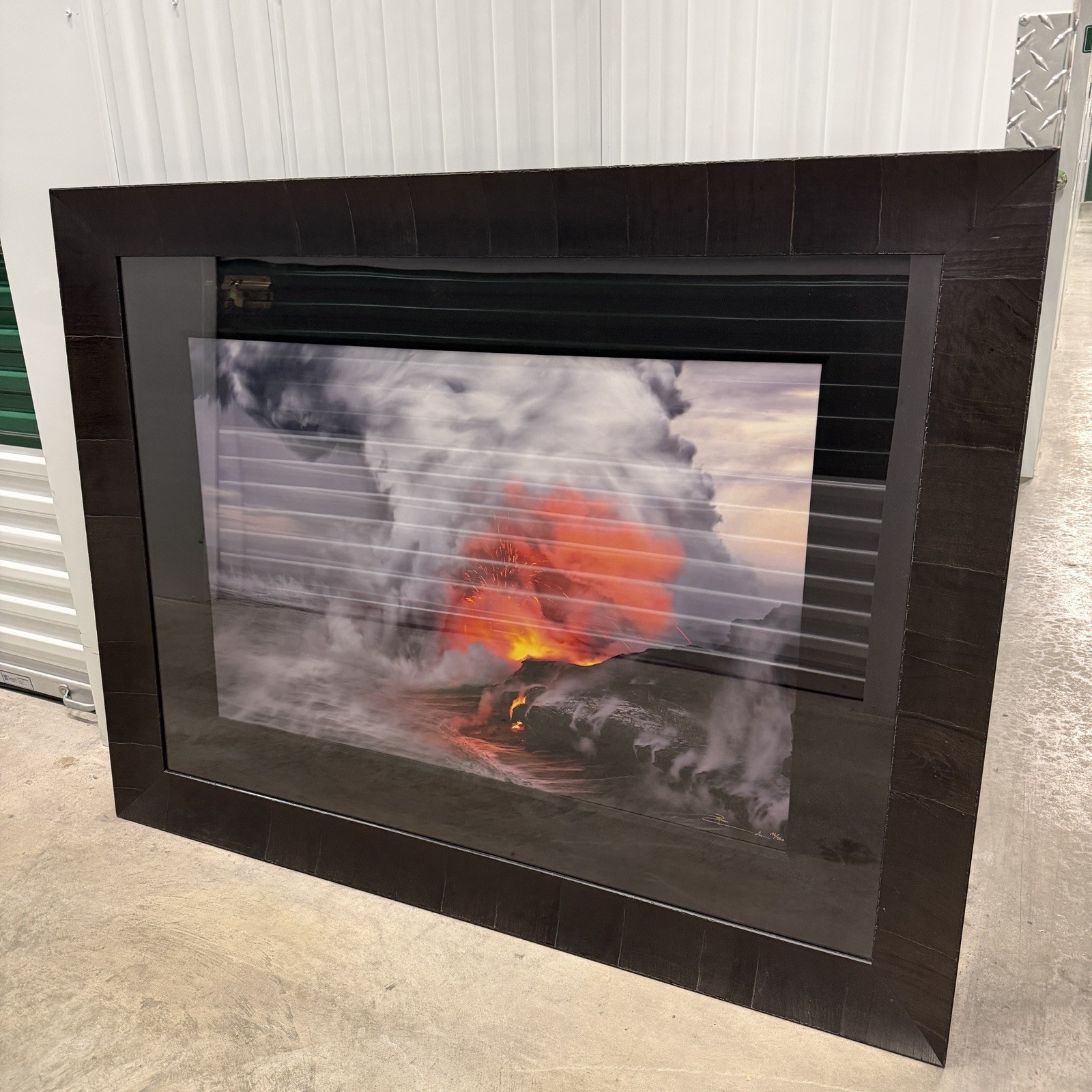 Peter Lik “Pele’s Whisper” Lava Framed Photo 1M