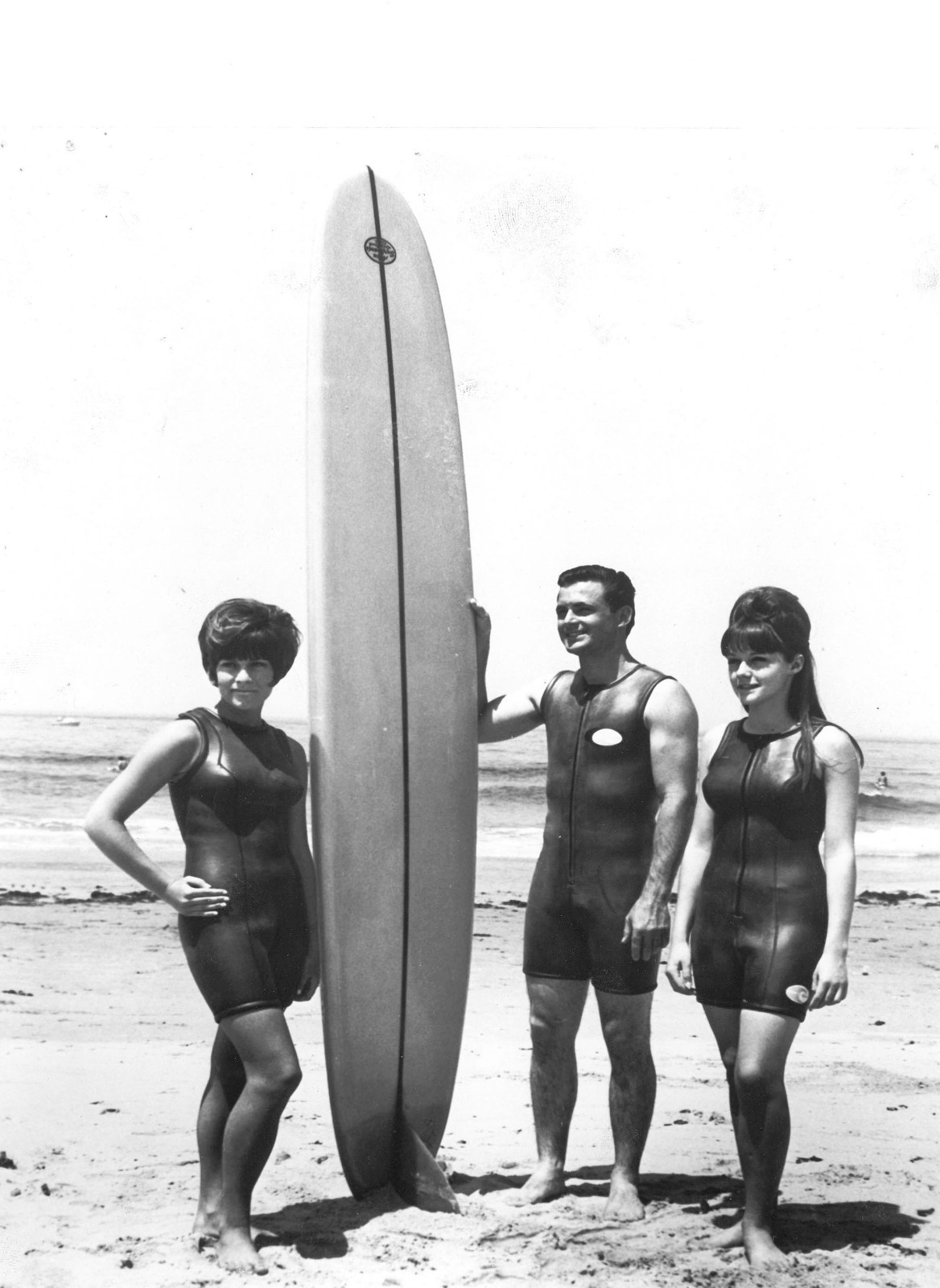 Surf girl Vintage Art Print Poster For Glass Frame photo beach Surfing Boards