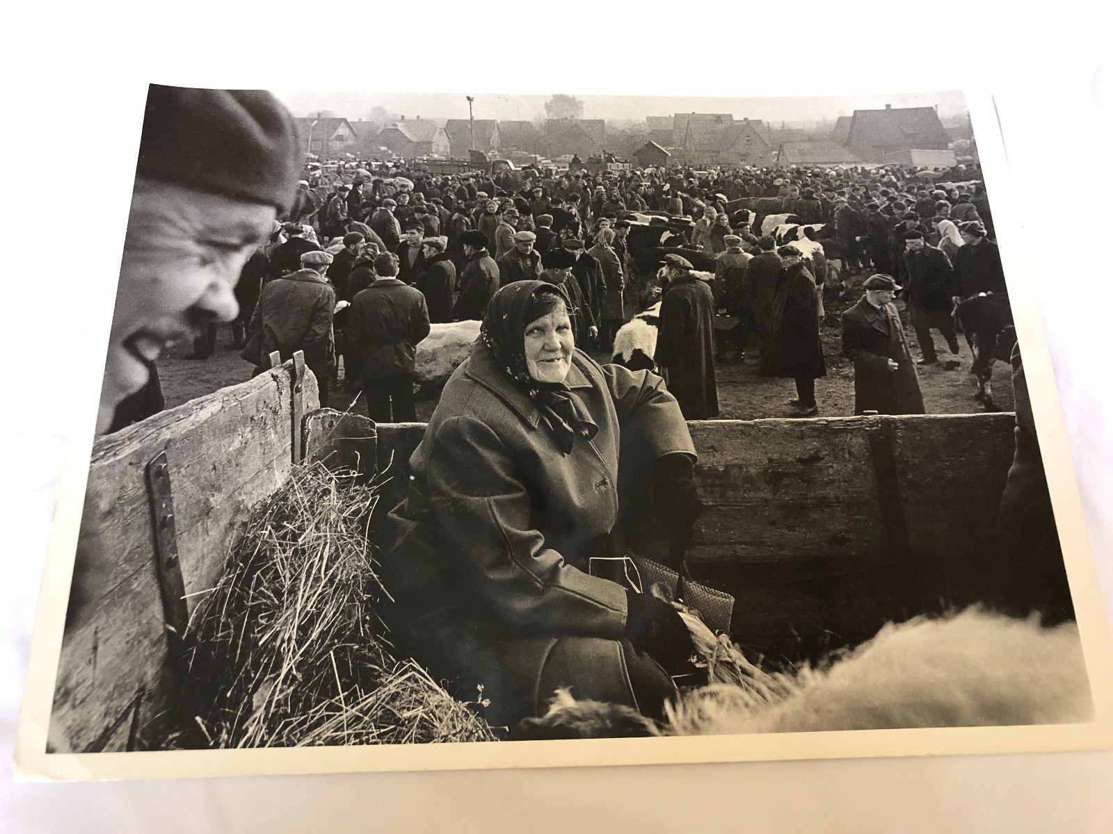 Algirdas Pilvelis 1969 Lithuania black & white Art Photograph “Lithuanian Fair”