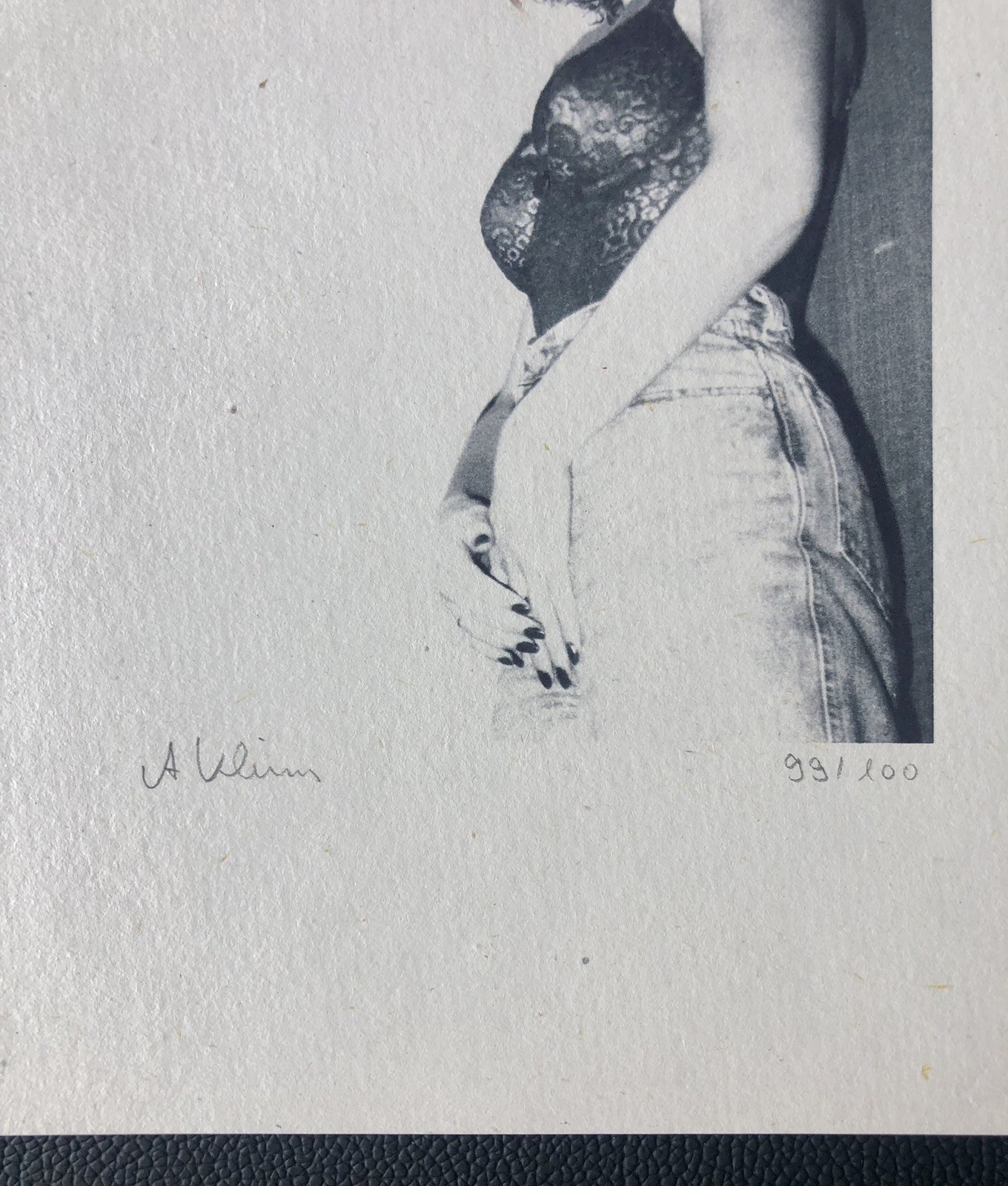 Erotic B/W Photo “Young Girl” Theme 4 Circa 1989 Signed & Limited 99 of 100