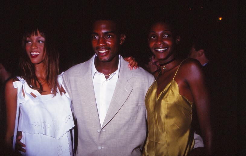 Dia Tyra Banks, Bill Bellamy and Roshumba 1992 KB Format Photographer P11-11-1-4