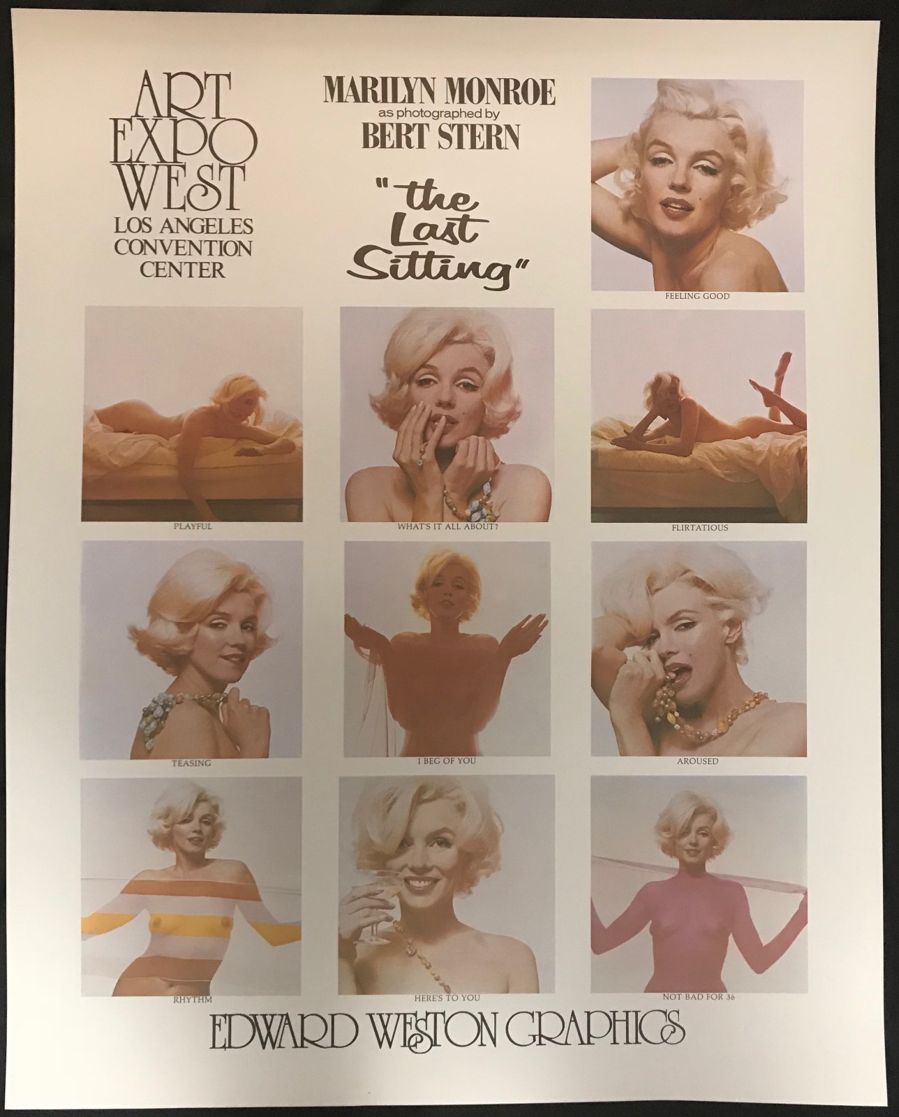 Bert Stern, “The Last Sitting Montage”, photolithograph