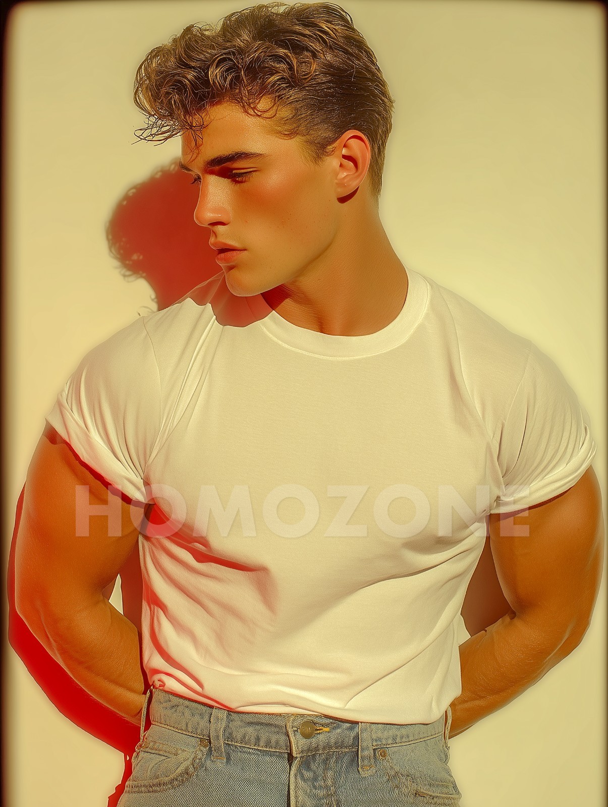 4×6 Art Print • Handsome Gay Male • Editorial Portrait • Glossy