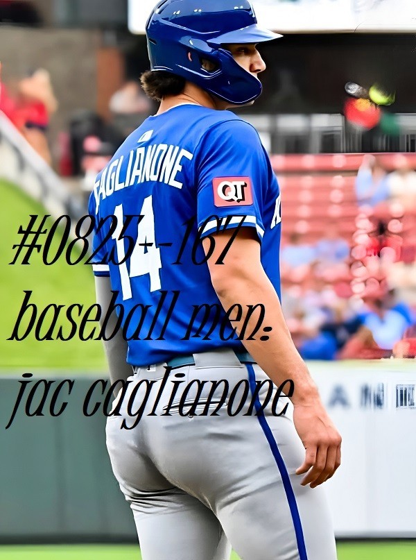 MALE PORTRAIT #0825-167- athletes -baseball men- caglianone- free ship in usa