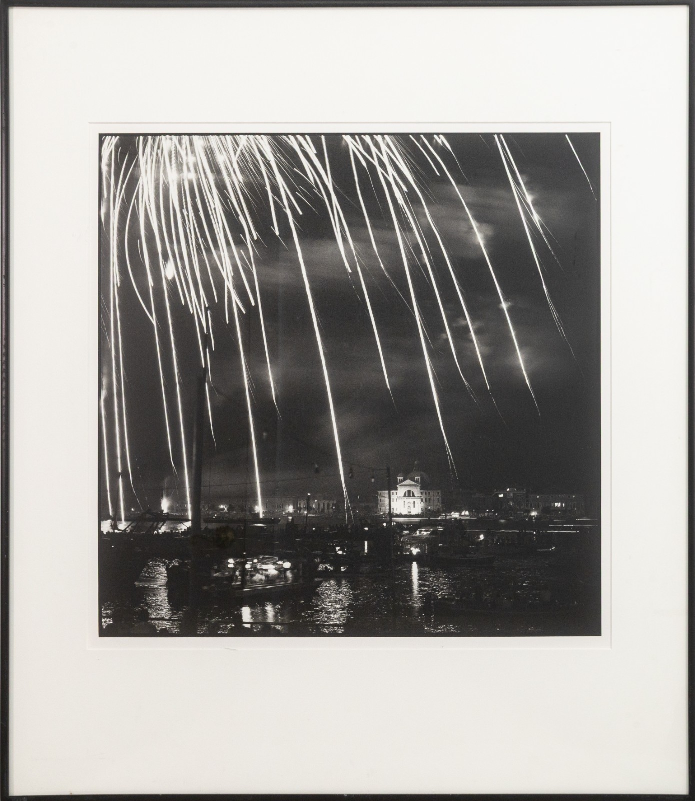 Bruce Cratsley – Venice Fireworks, 1982 Selenium-Toned Gelatin Silver Print