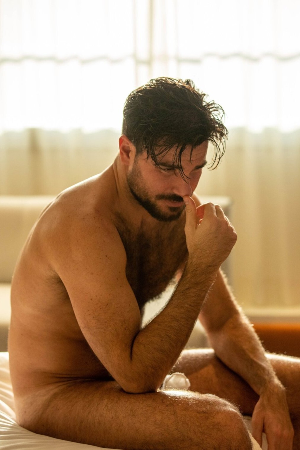 [C011] Male Model with Hunky Physique Posing for Art Photograph Glossy or Matte!