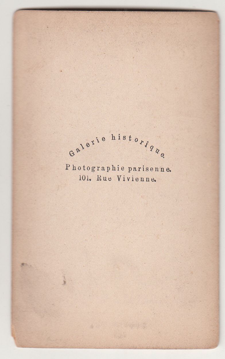 CdV photo Eugène Sue French writer around 1880! (F2221