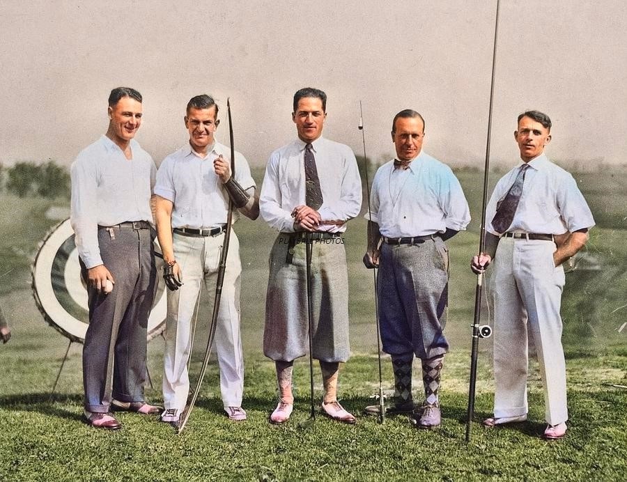 Lou Gehrig-golfcourse 8×10 Colorized Print-FREE SHIPPING