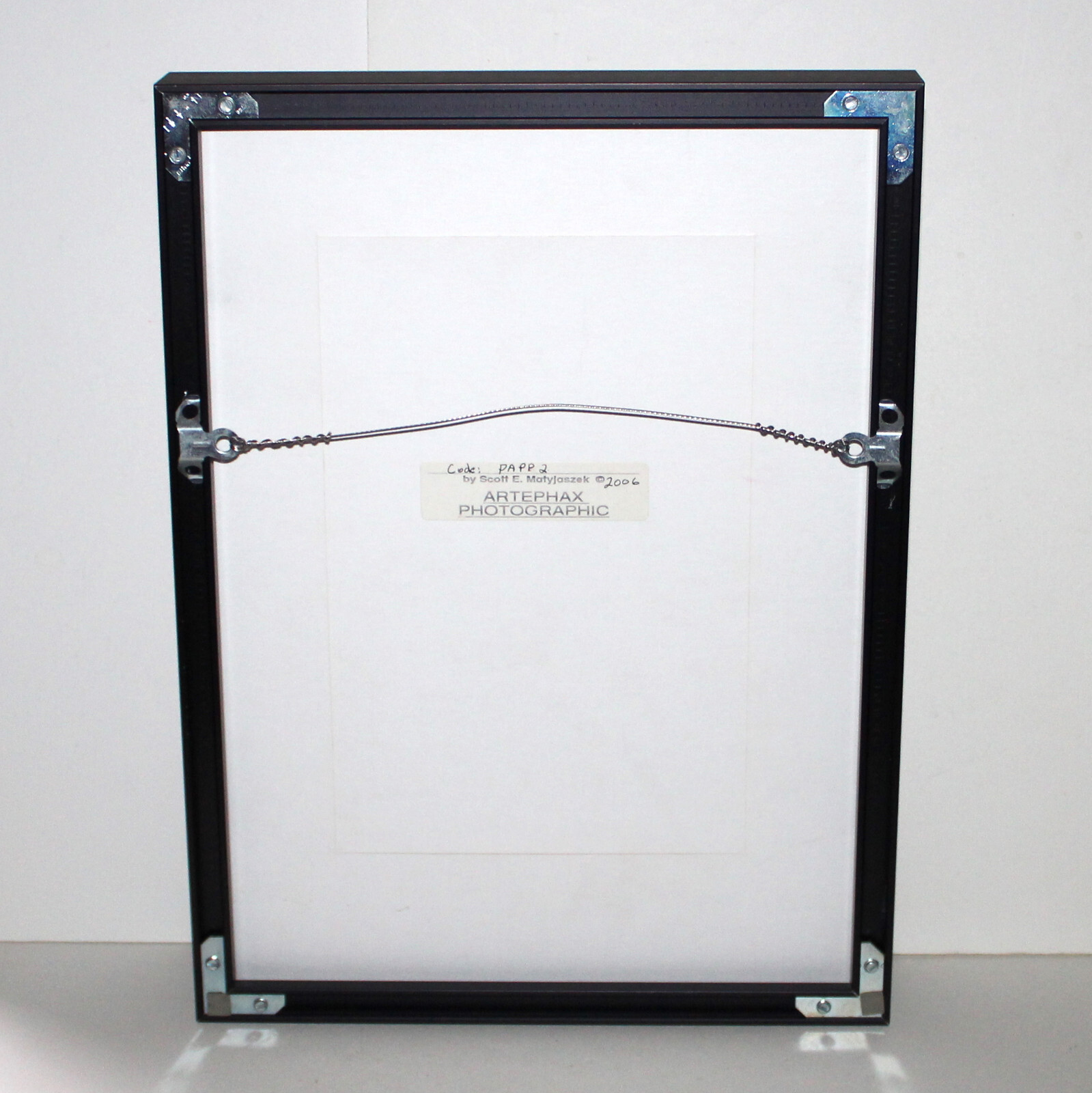 3D Framed Photography Scott Matyjaszek 2006 photo sculpture Signed abstract