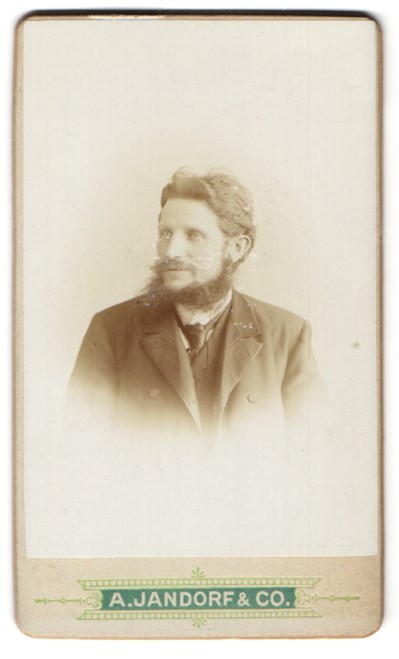 Photograph A. Jandorf & Co., Berlin, Belle Alliance Street 1-2, Bourgeois Lord