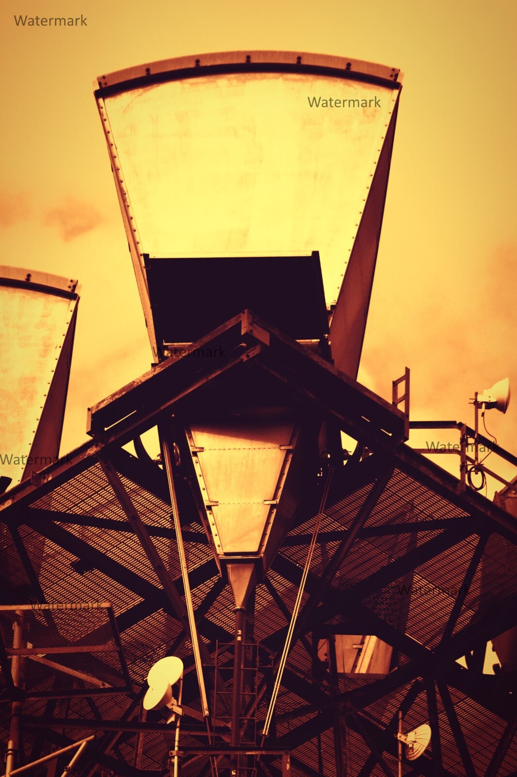 AT&T Long Lines Bell System Telephone Tower Cambridge #1 HDR Photograph