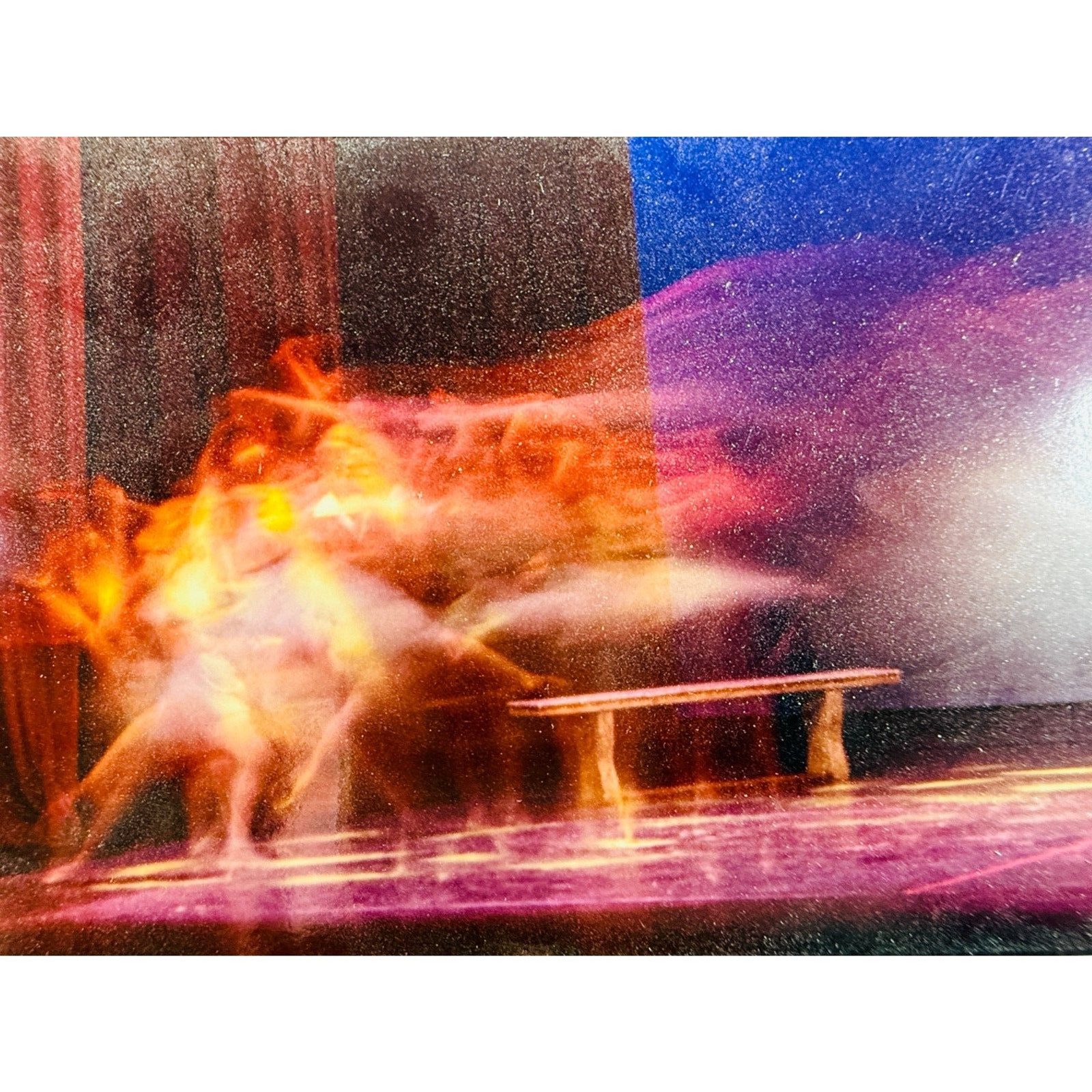 Vintage Long Exposure Ballet Dancer Photograph Gallery Ghostly Movement