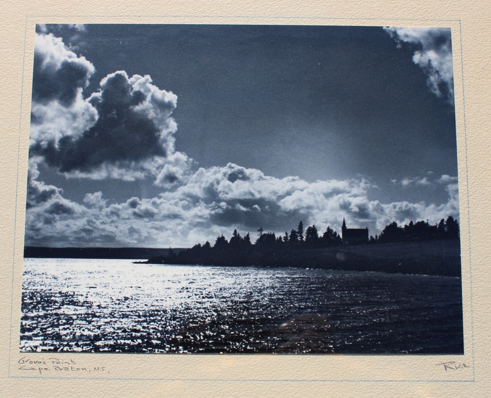 GROVE’S POINT CAPE BRETON NOVA SCOTIA BLACK WHITE PHOTO PHOTOGRAPH RICE VINTAGE