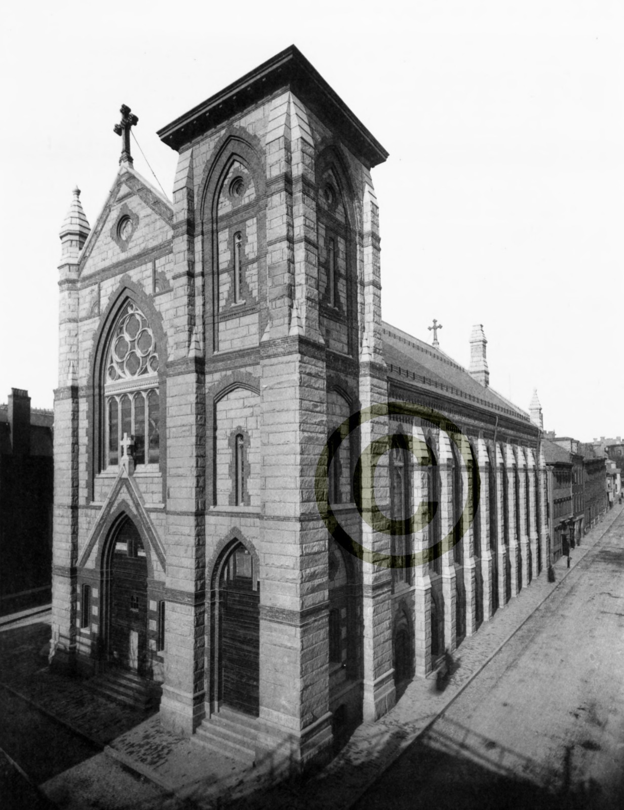 Boston, MA Catholic churches “ST. MARY Corner Winthrop” © 1892 Reprint