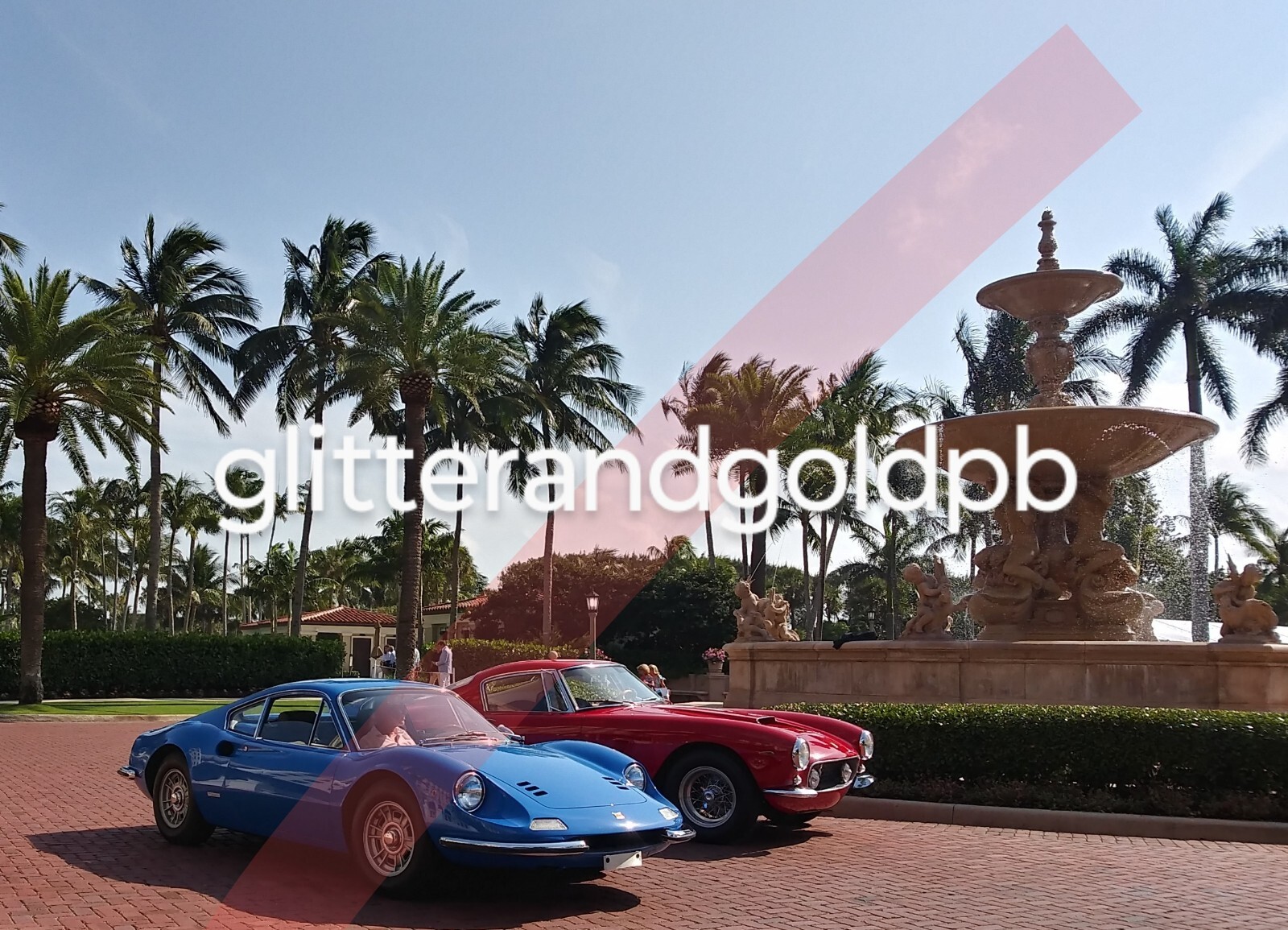 Digital Image Picture Photo Vintage Sports Cars @ The Breakers Palm Beach