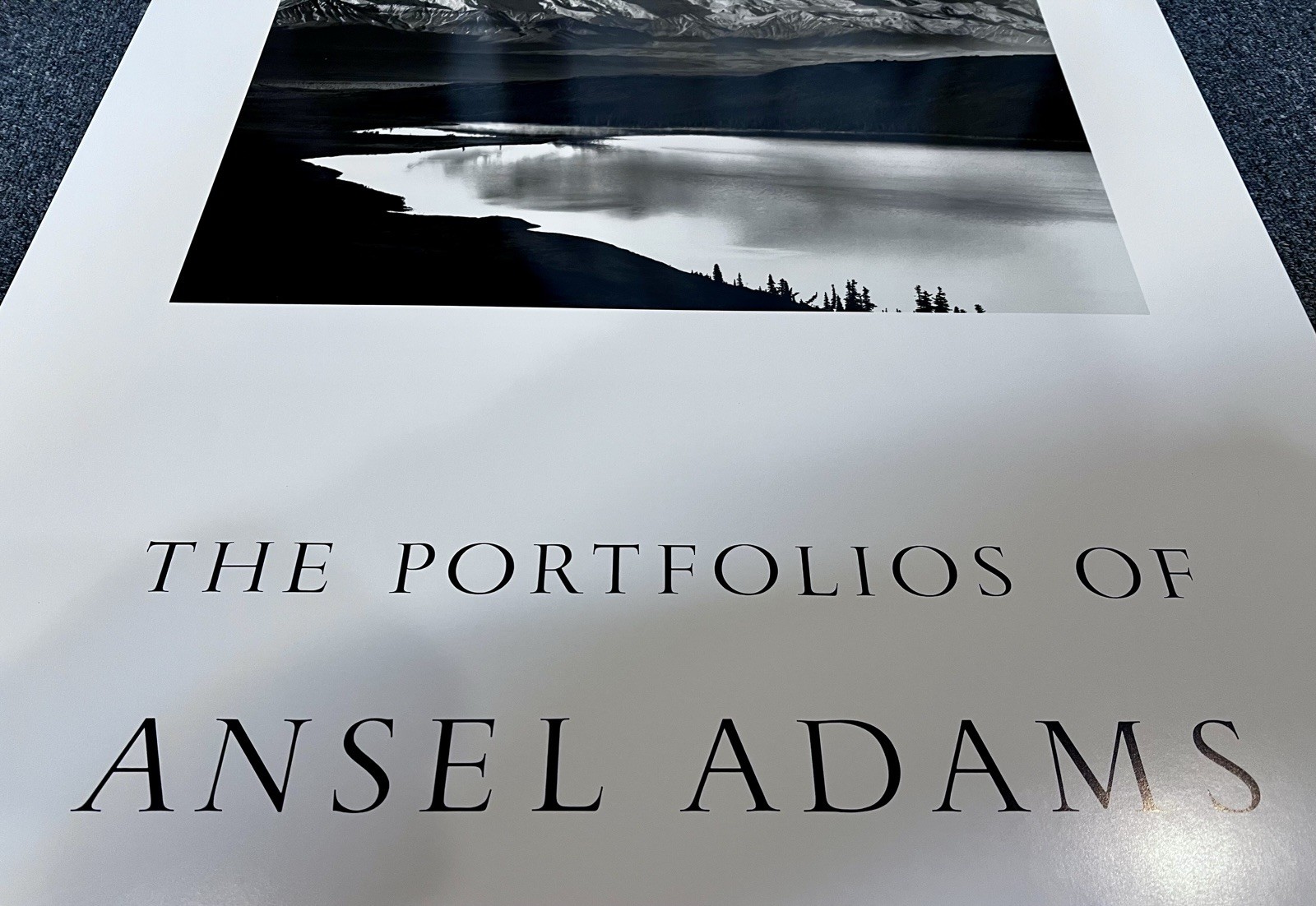 1986 ’47 Ansel Adams Mt McKinley Wonder Lake Denali Park Alaska Large Art Photo