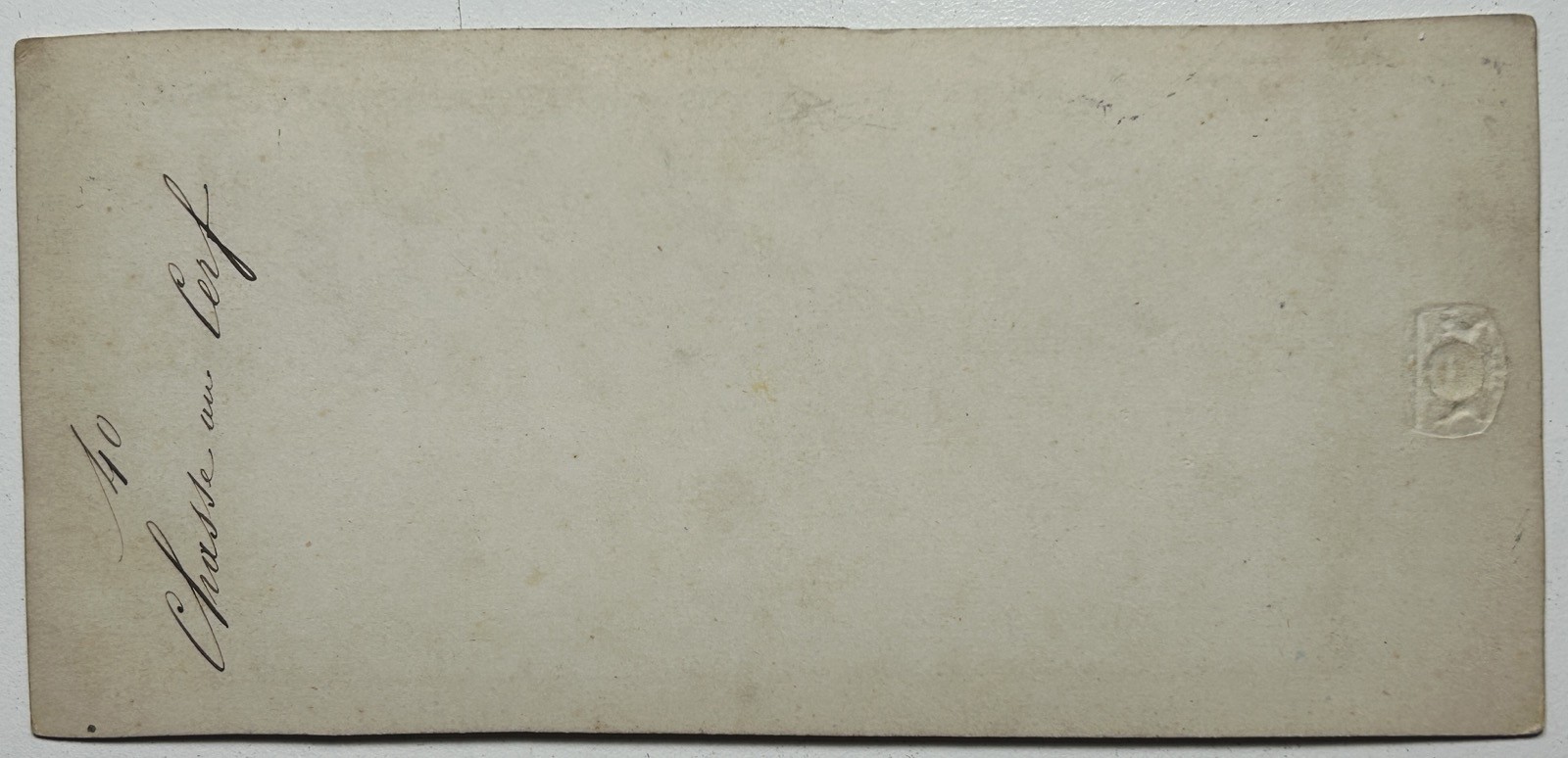 France Hunting To Deer Photographer Prehistoric To Identify c1858 Stereo Vintage