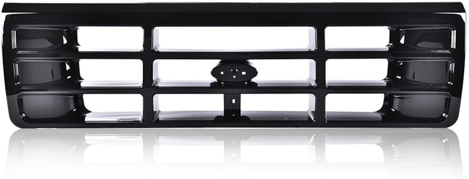Front Grille Grill Compatible with 1992-1996 Bronco/1992-1997 Ford F150 F250 F35