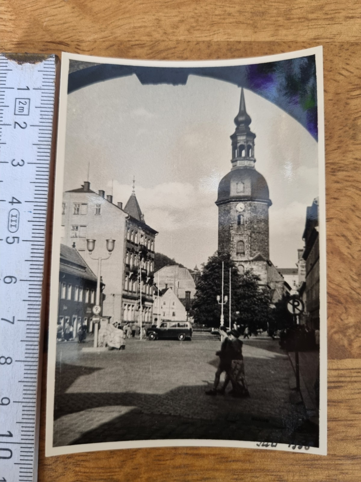 Bad Schandau 1958- Street, Shop. Car, Vintage Photo (S)