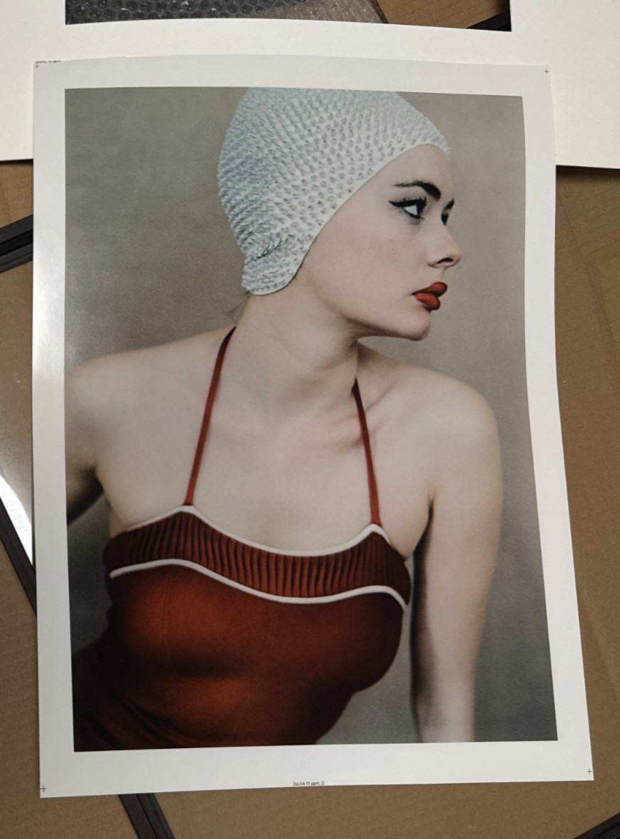 Billy & Hells – Original Gelatin Silver Photograph “Woman in Red Swimsuit”
